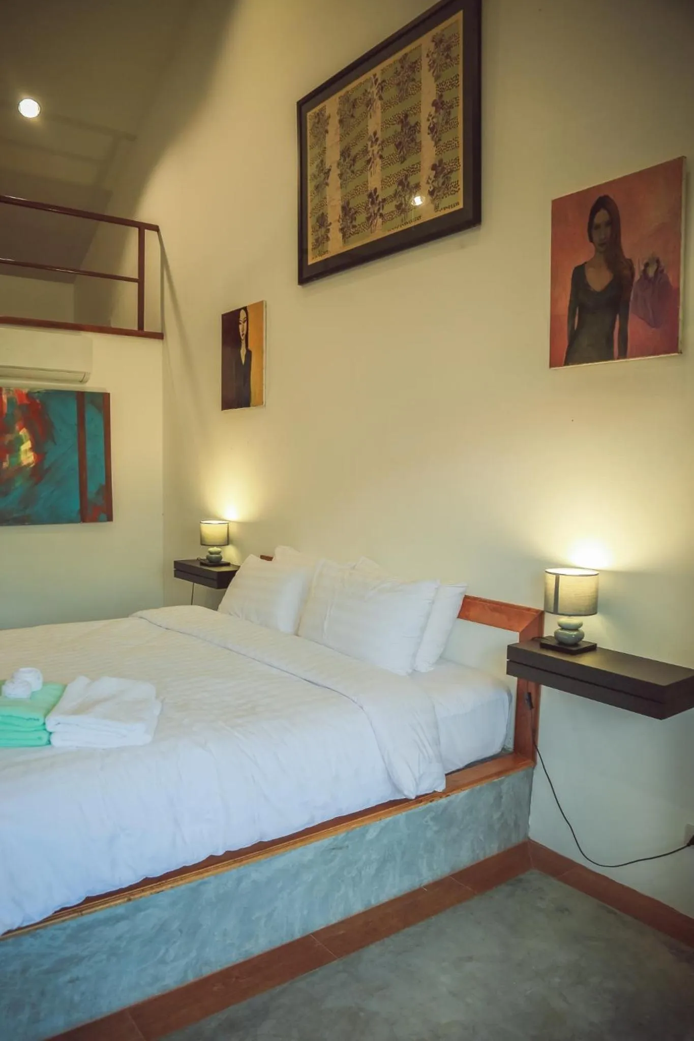 Bed in Tree Roots Retreat