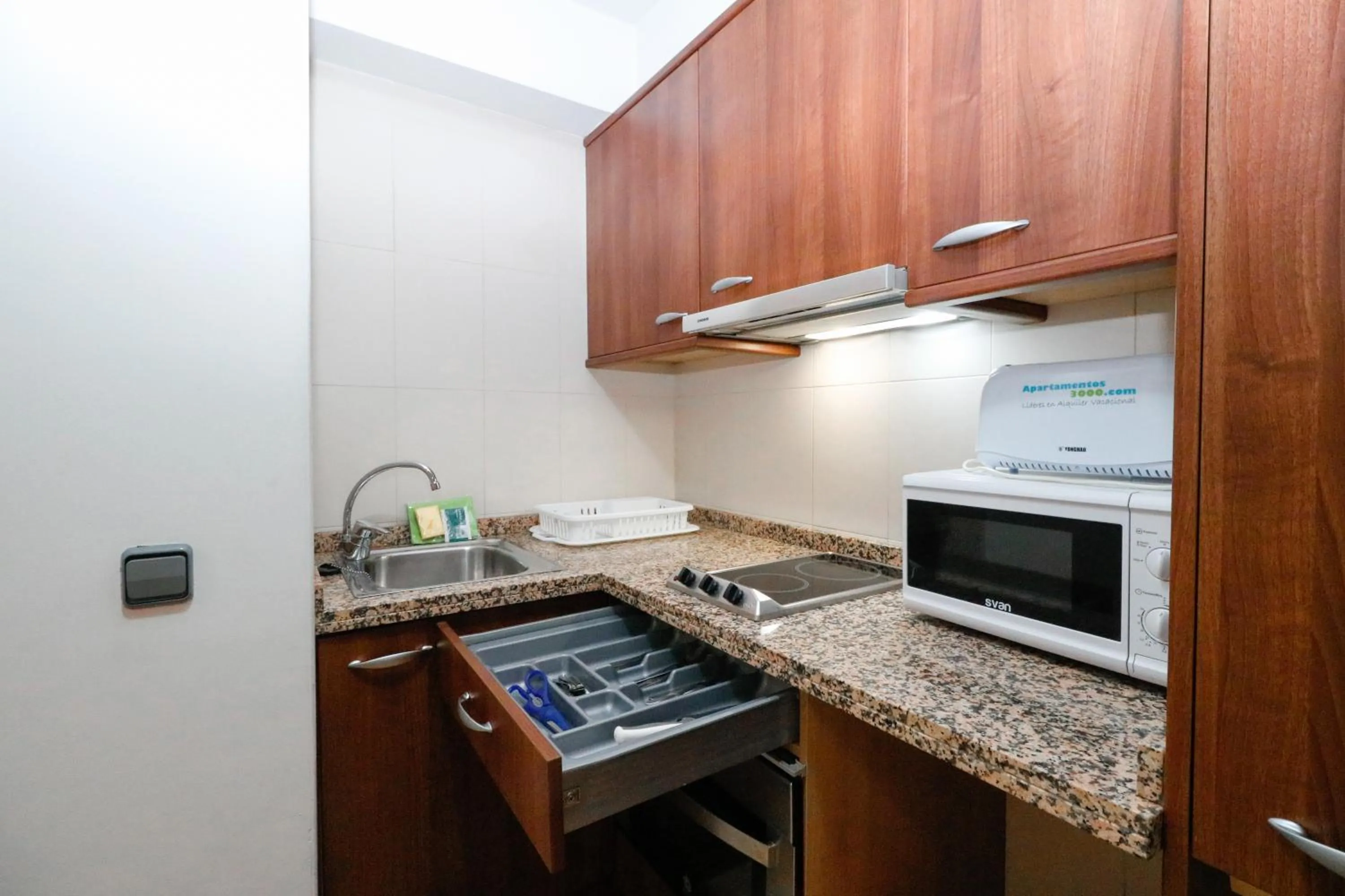 Kitchen or kitchenette in Apartamentos Araco 3000