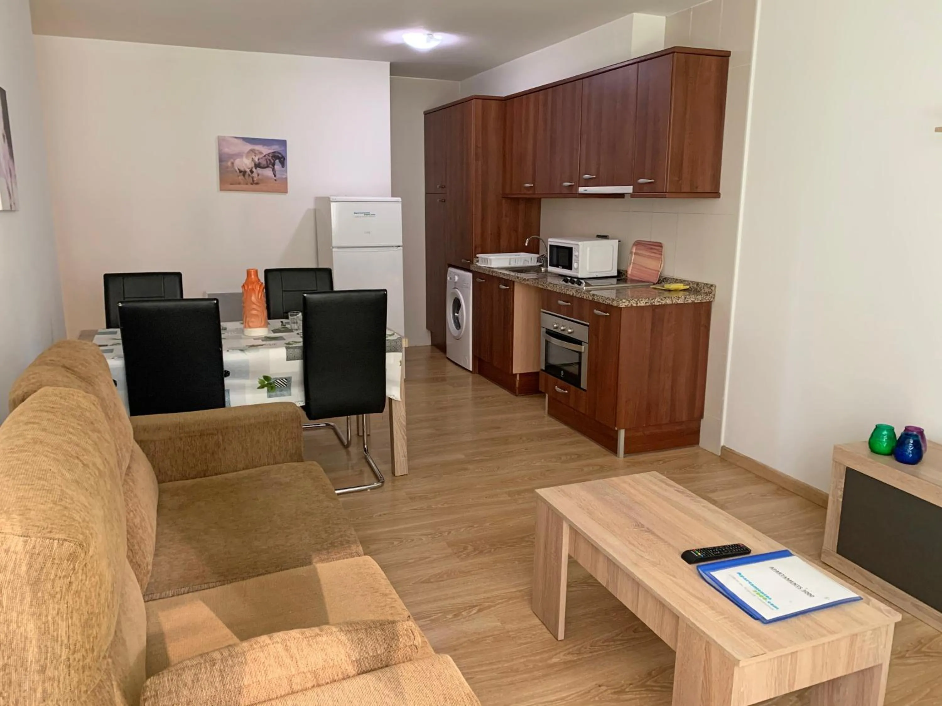 Kitchen or kitchenette in Apartamentos Araco 3000