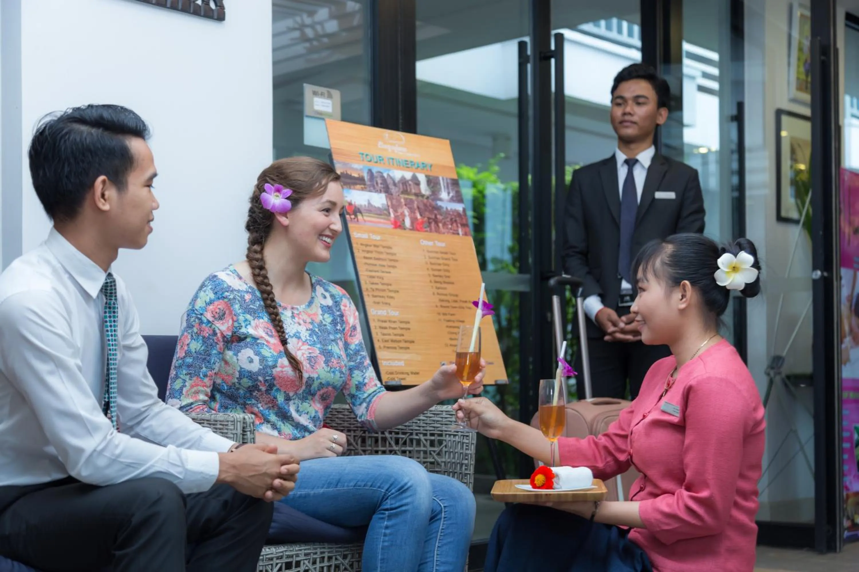 Lobby or reception in Damrei Residence & Spa