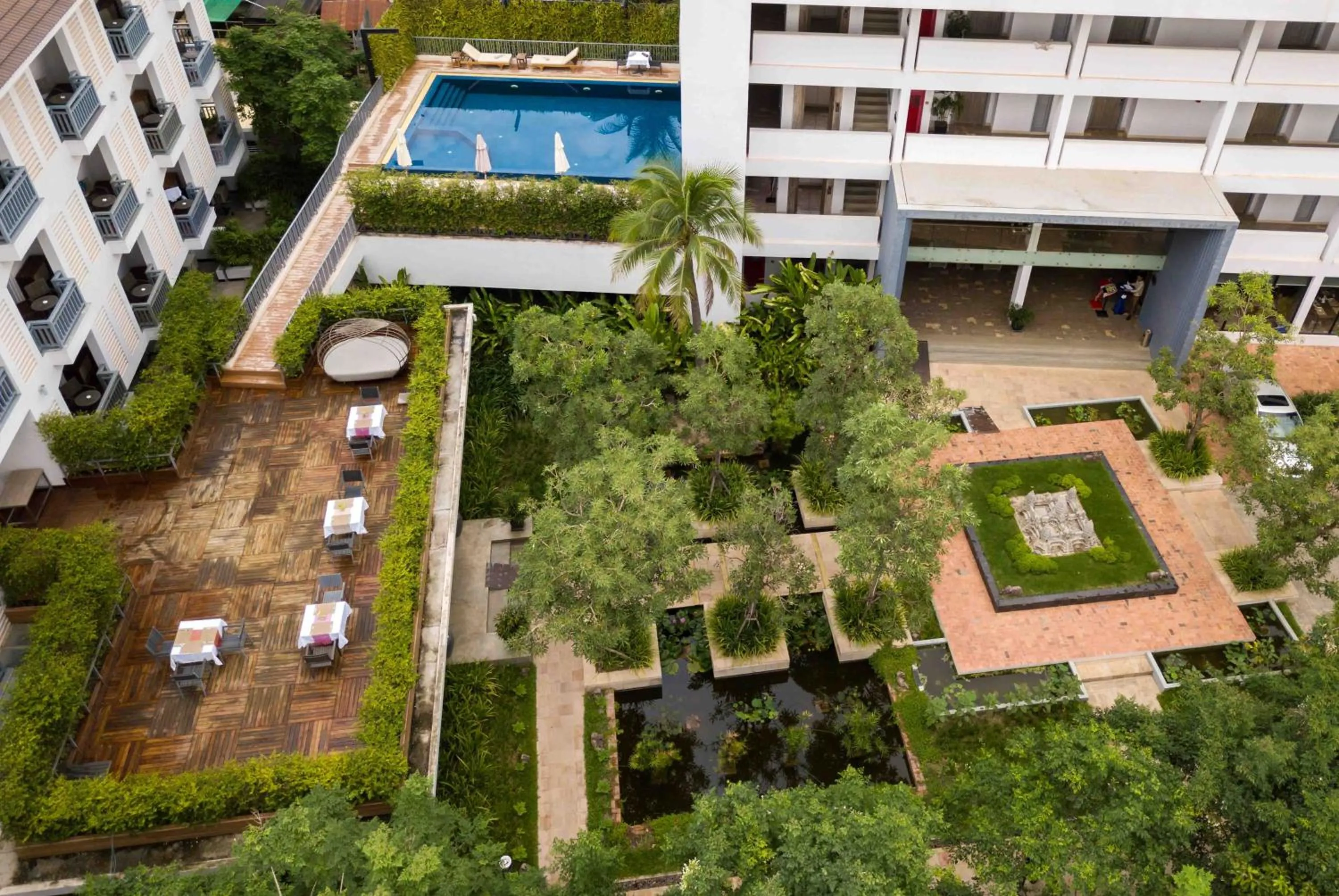 Garden in Damrei Residence & Spa