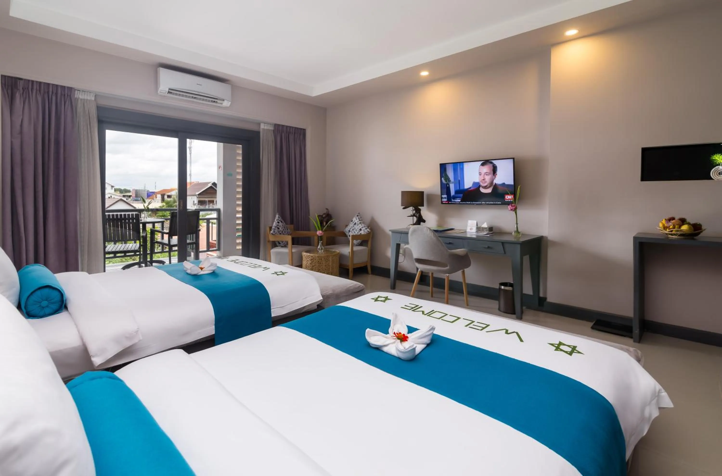 Bathroom, Bed in Damrei Residence & Spa