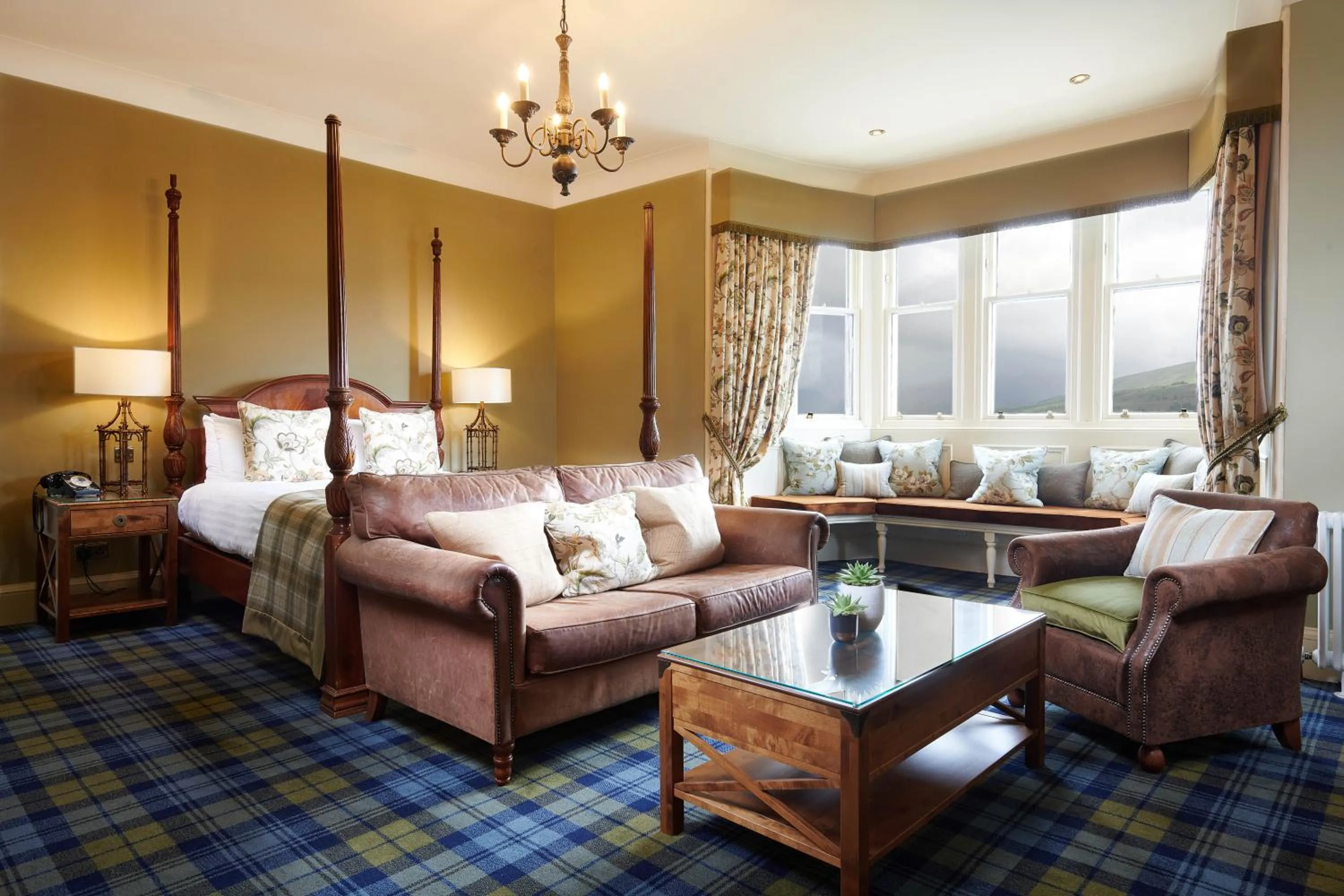 Seating area in Loch Fyne Hotel & Spa
