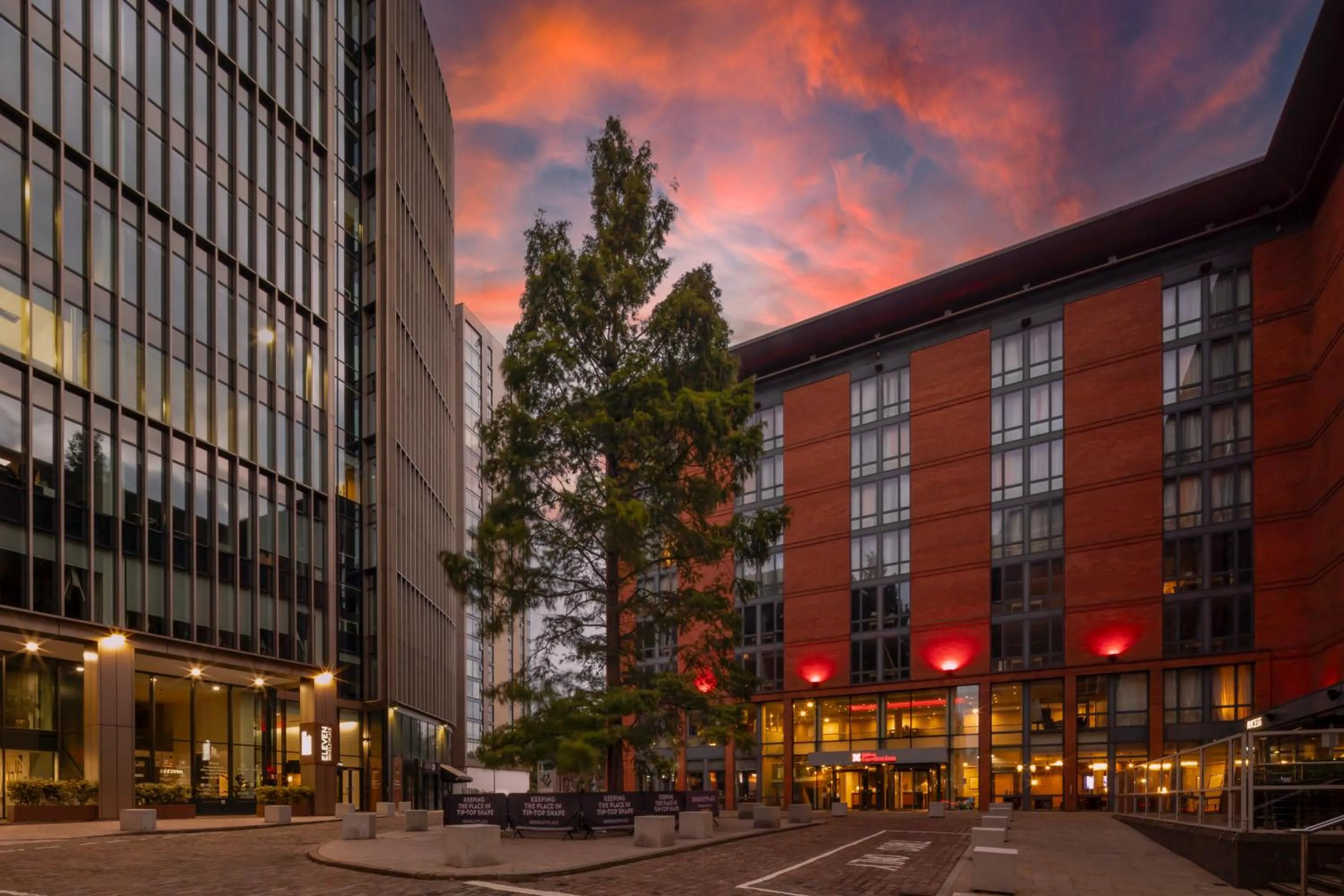 Property building in Hilton Garden Inn Birmingham Brindley Place