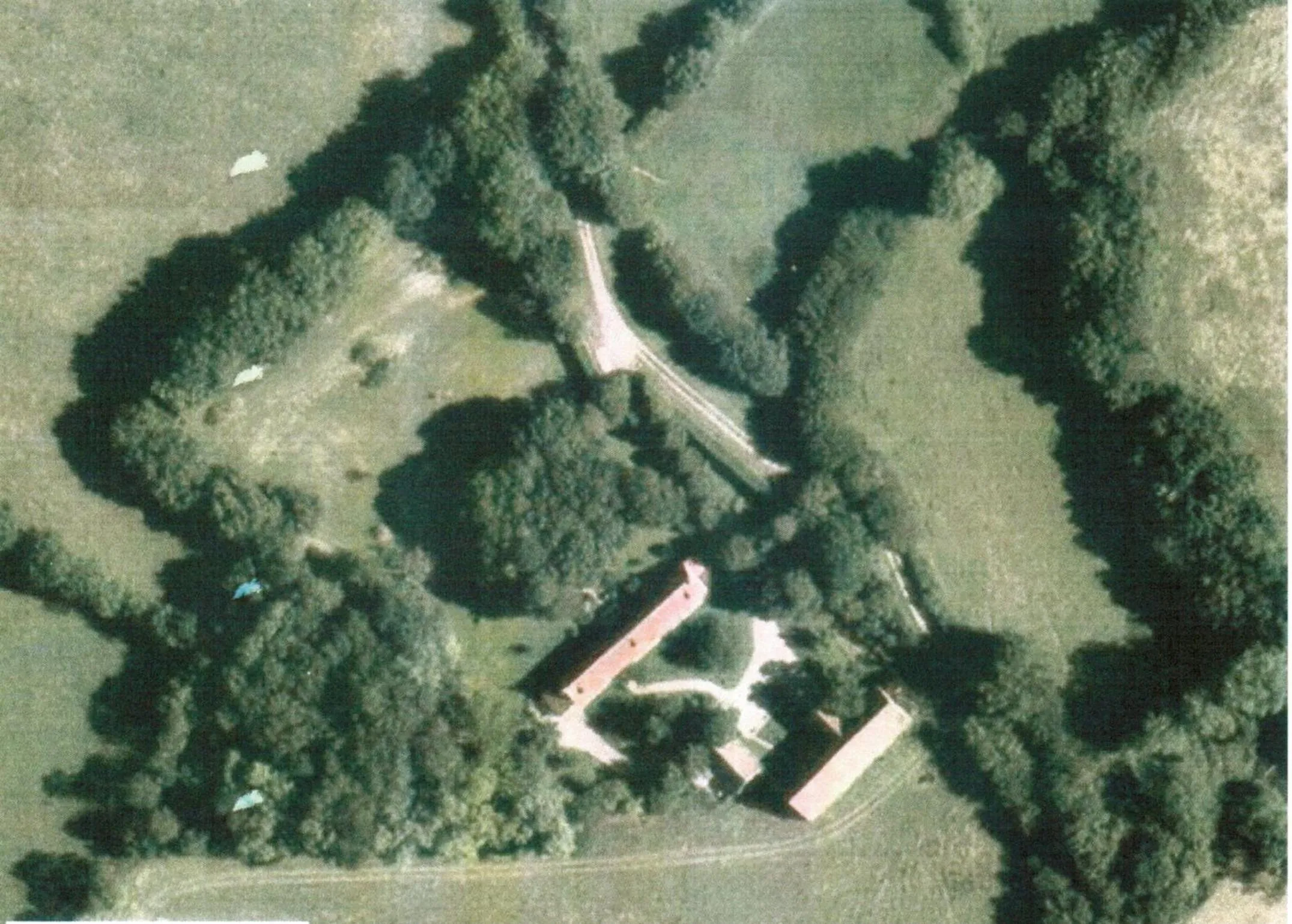 Bird's eye view in Domaine de la Touche Mosnay