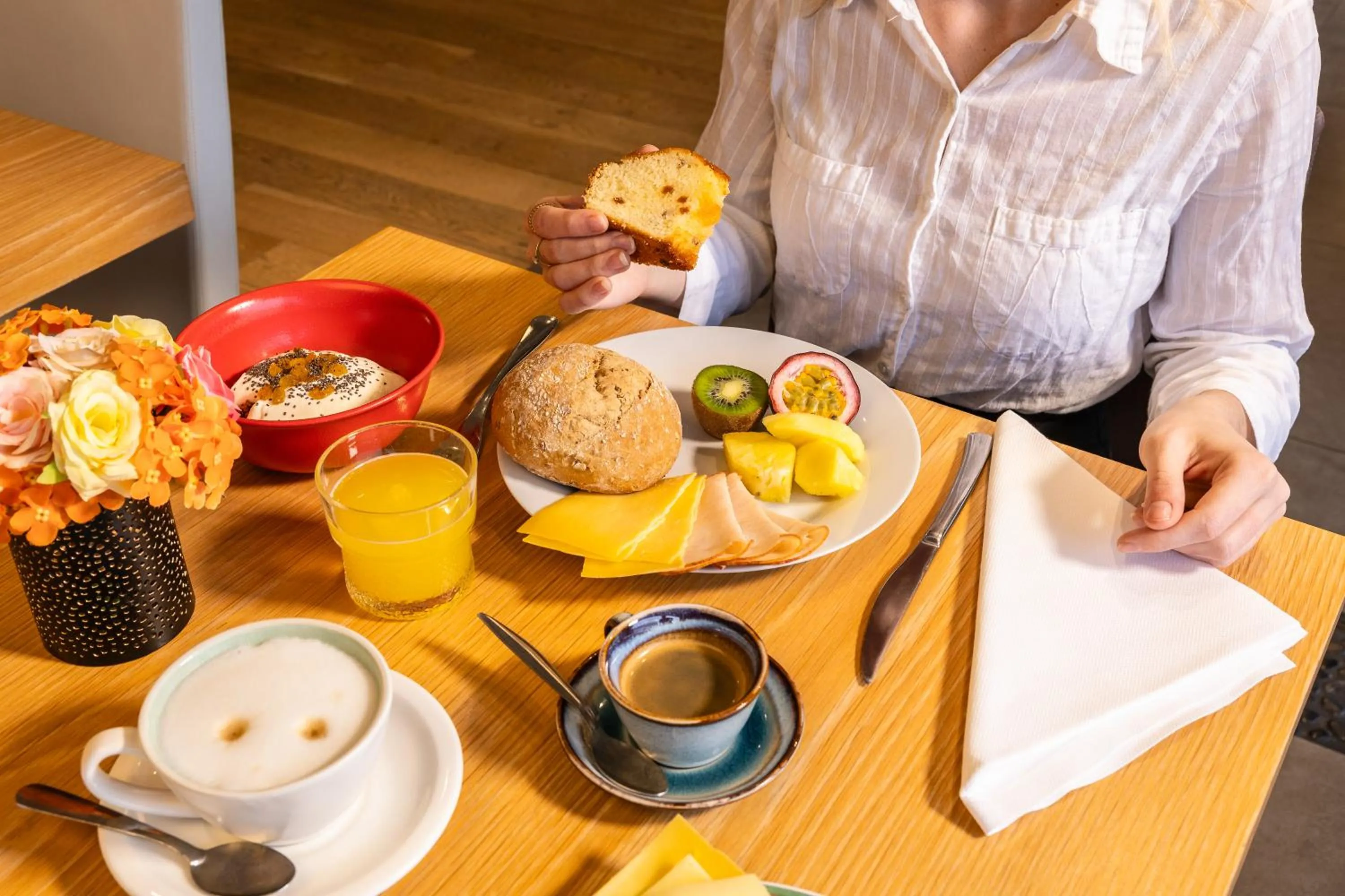 Breakfast in Novotel Brussels Airport