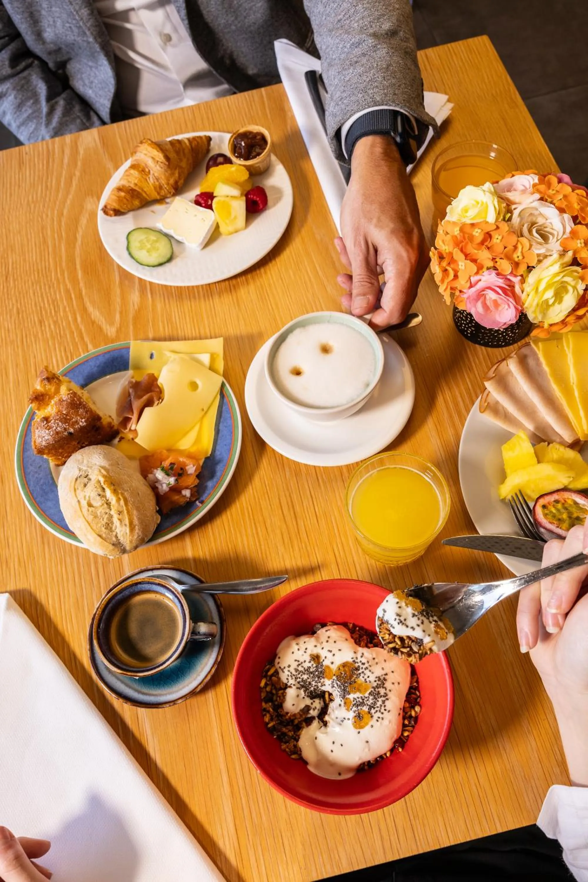 Breakfast in Novotel Brussels Airport