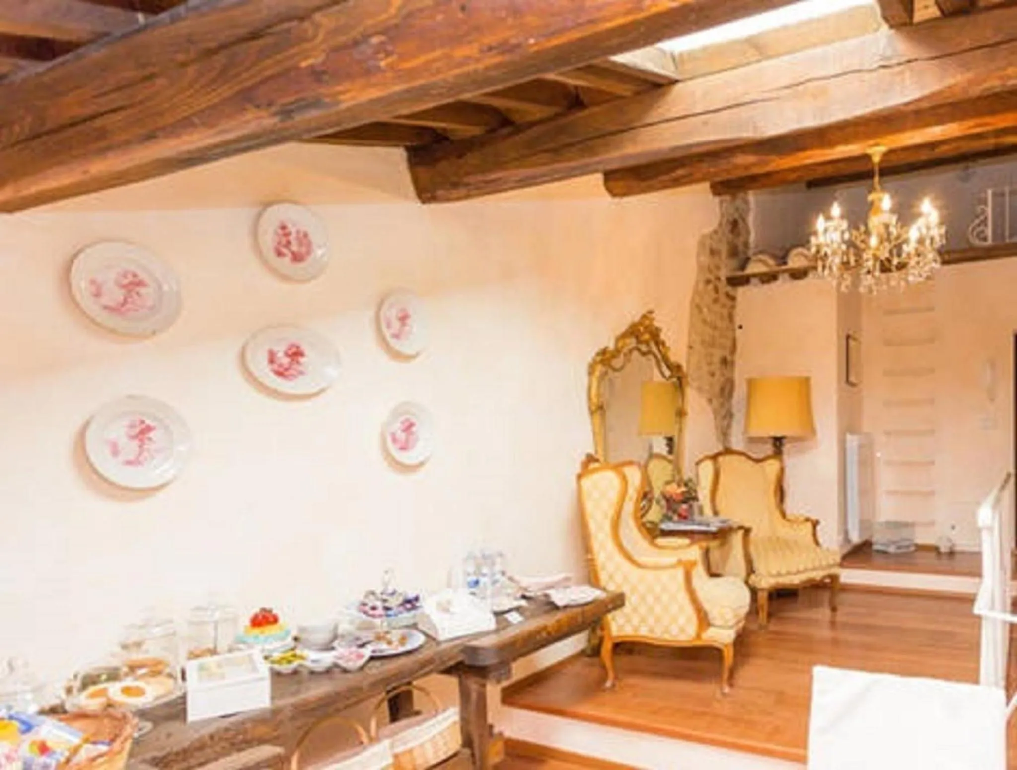 Living room in B&B Antica Gabella