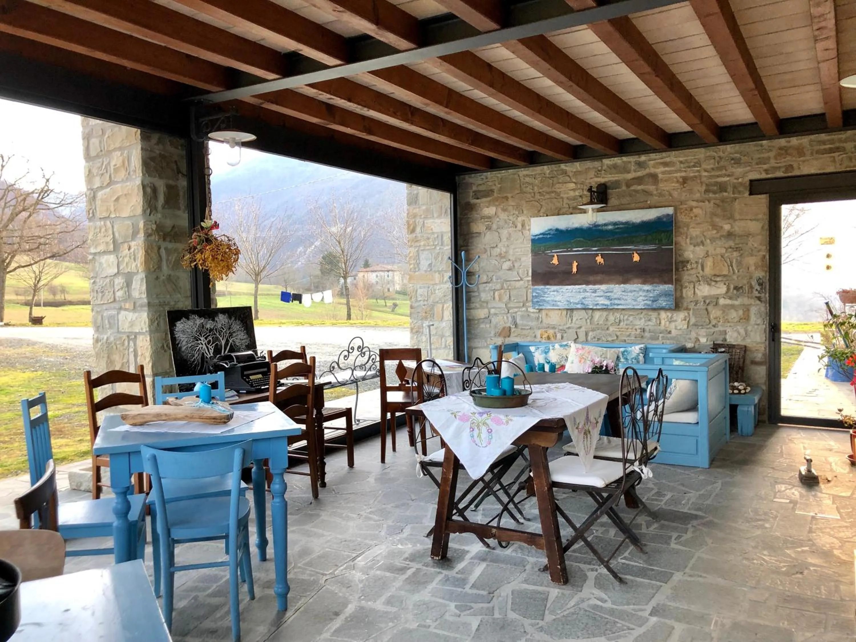 Patio in La Locanda nel vento