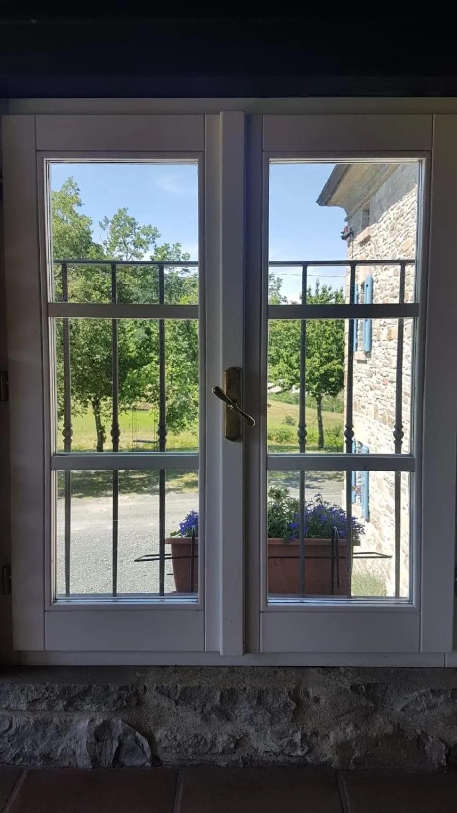 Garden view in La Locanda nel vento