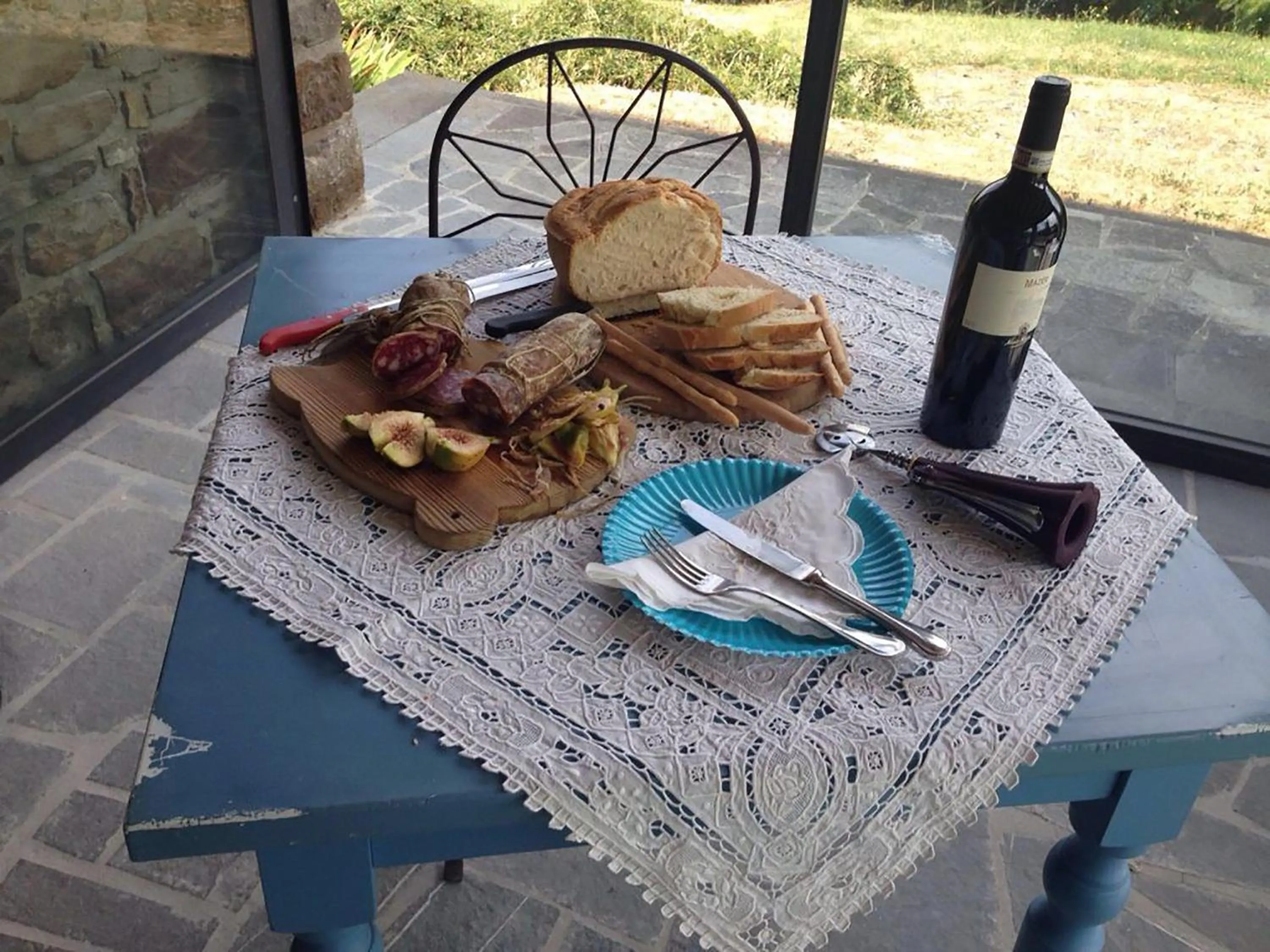 Food in La Locanda nel vento