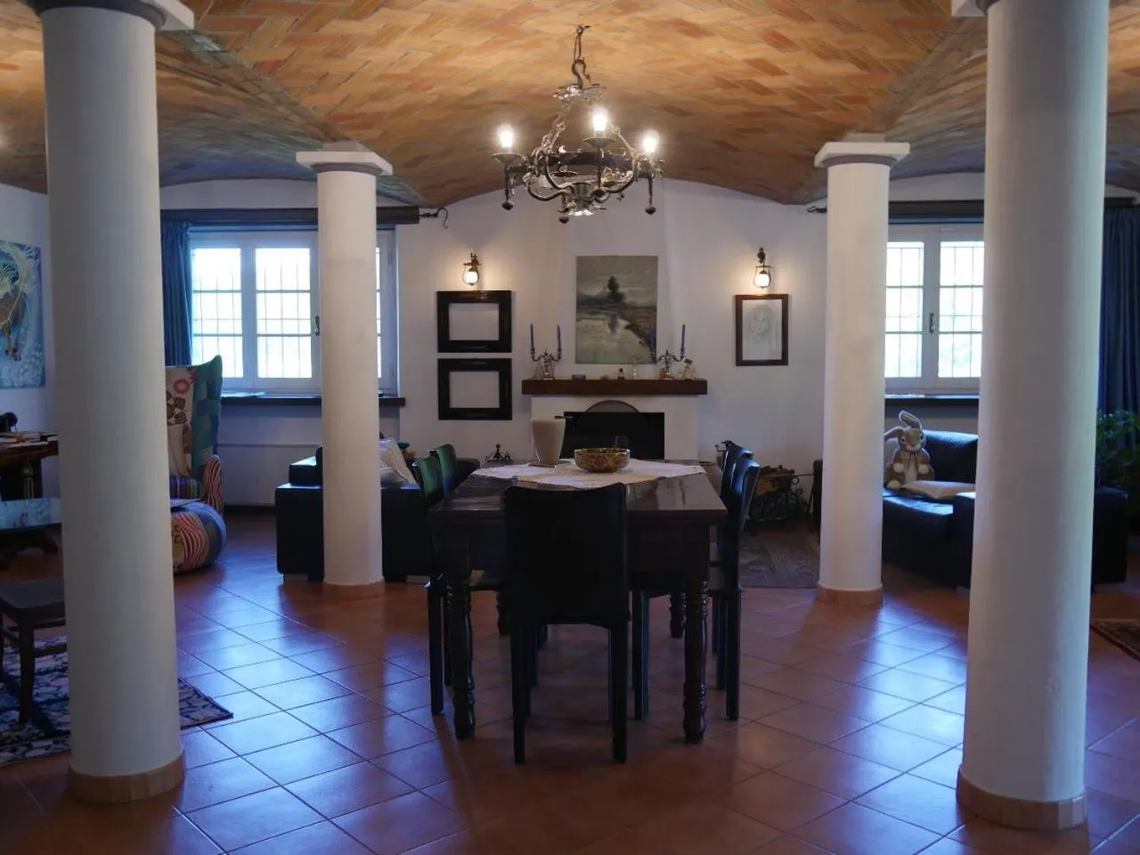 Communal lounge/ TV room in La Locanda nel vento