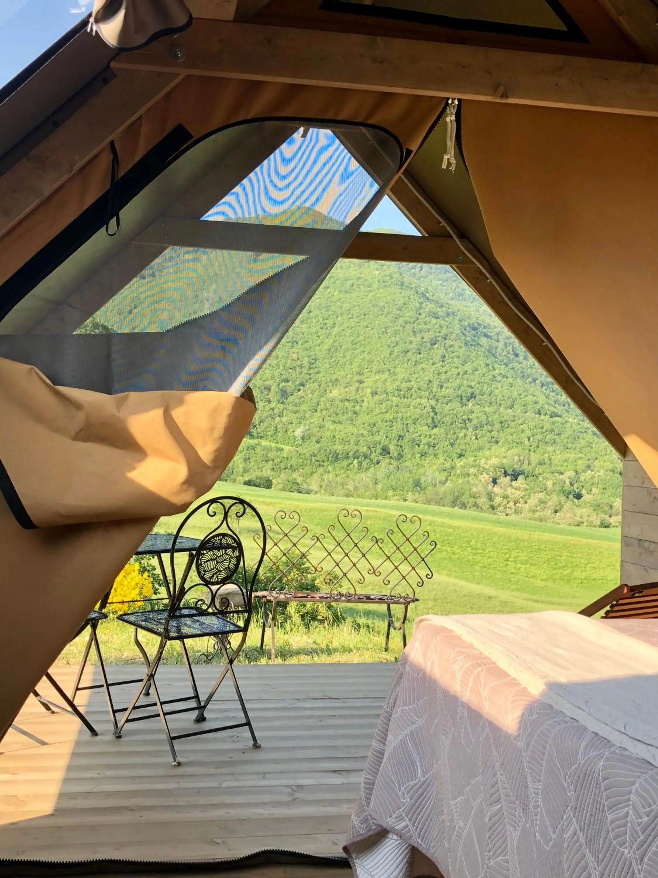 Mountain view in La Locanda nel vento