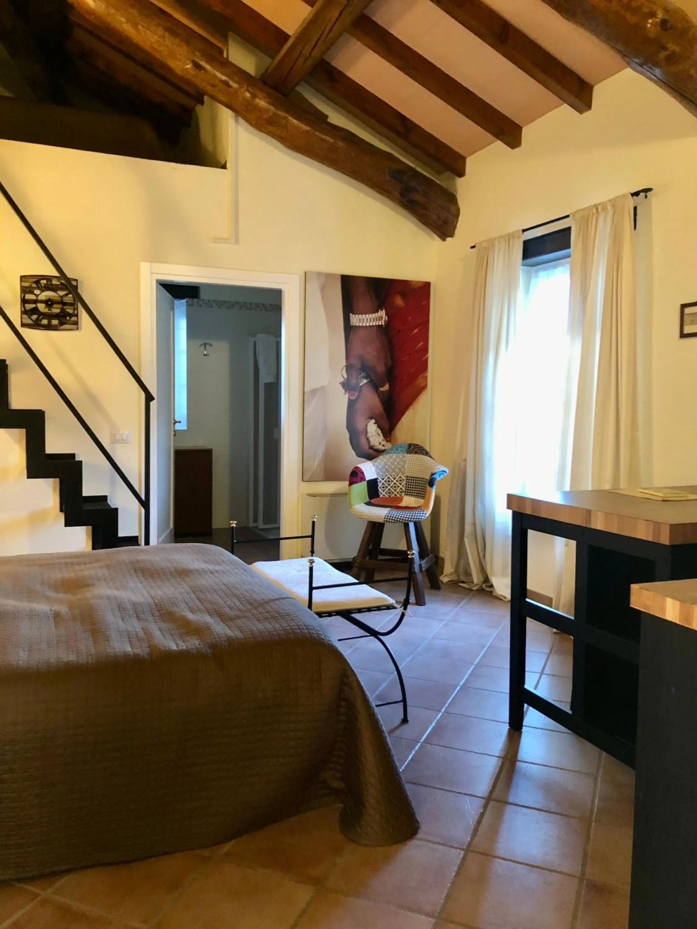 Bedroom in La Locanda nel vento