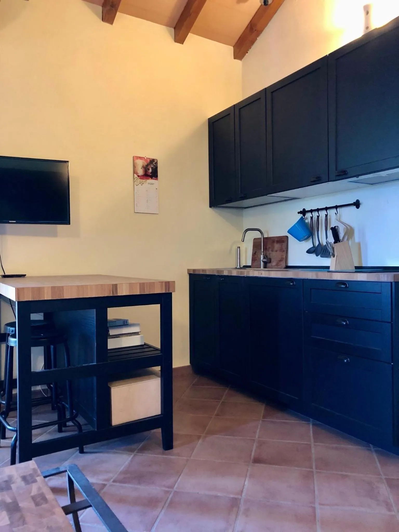 Kitchen or kitchenette in La Locanda nel vento