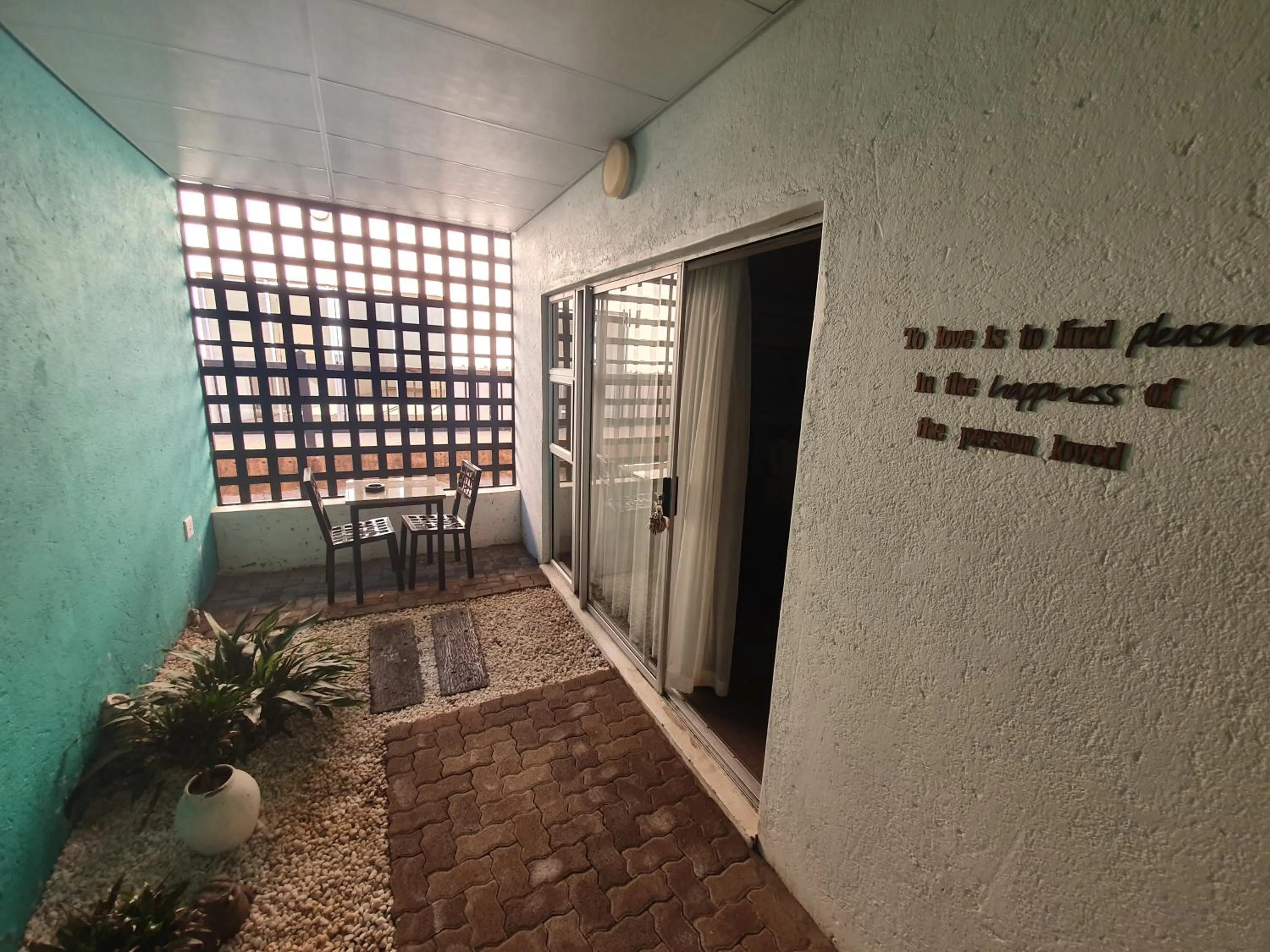 Patio in Leach Lodge