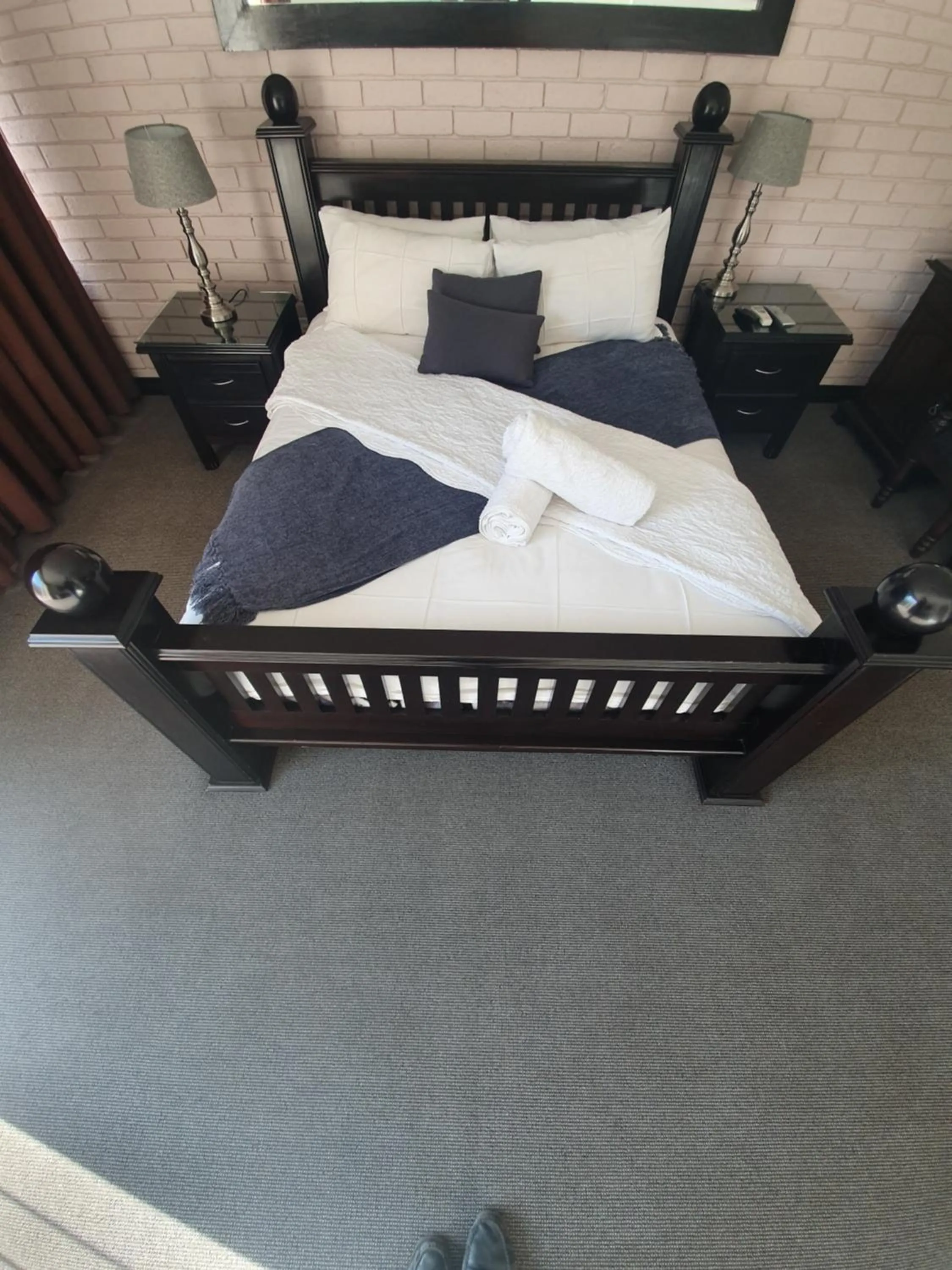 Bed in Leach Lodge
