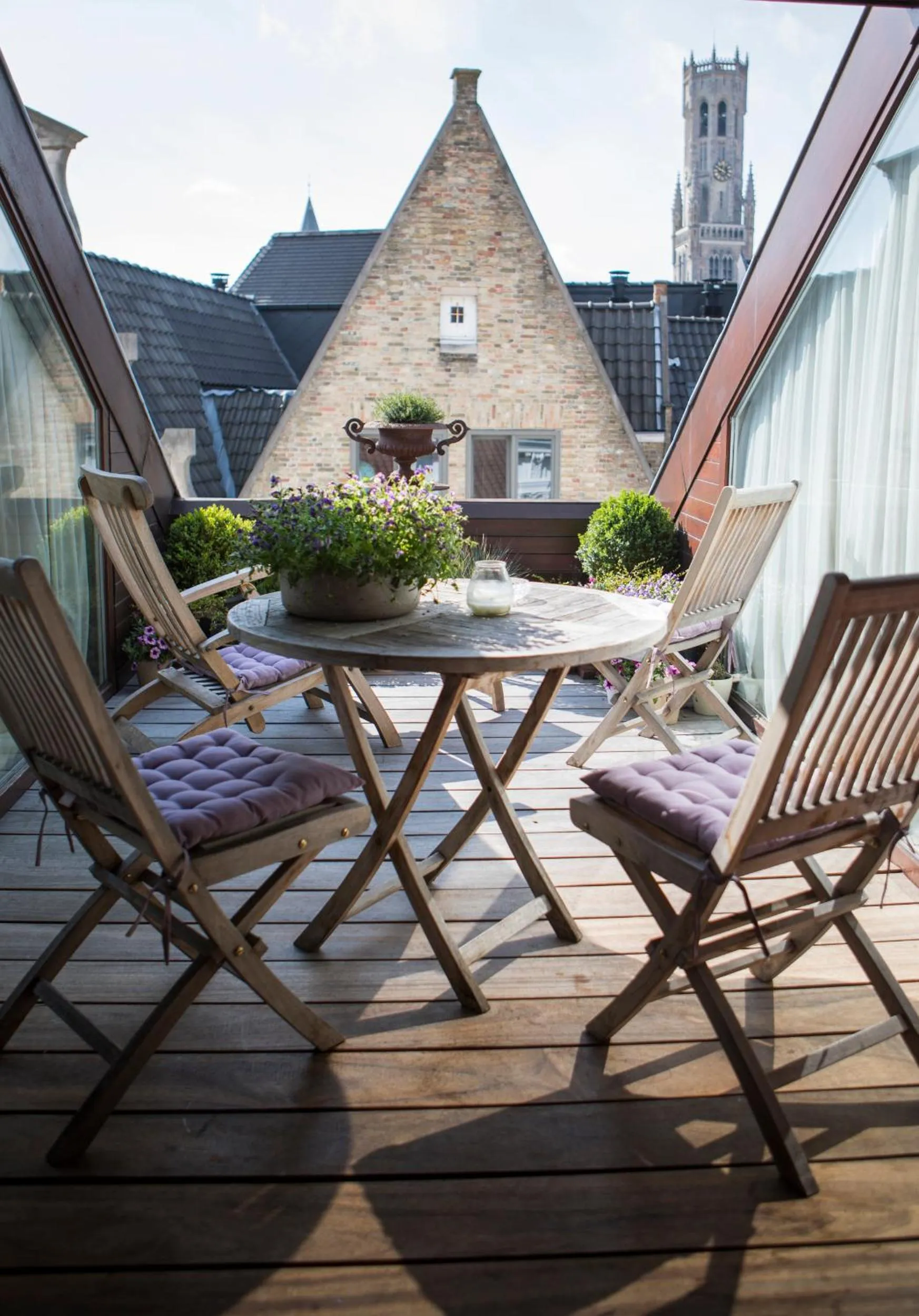 Balcony/Terrace in Relais & Châteaux Hotel Heritage