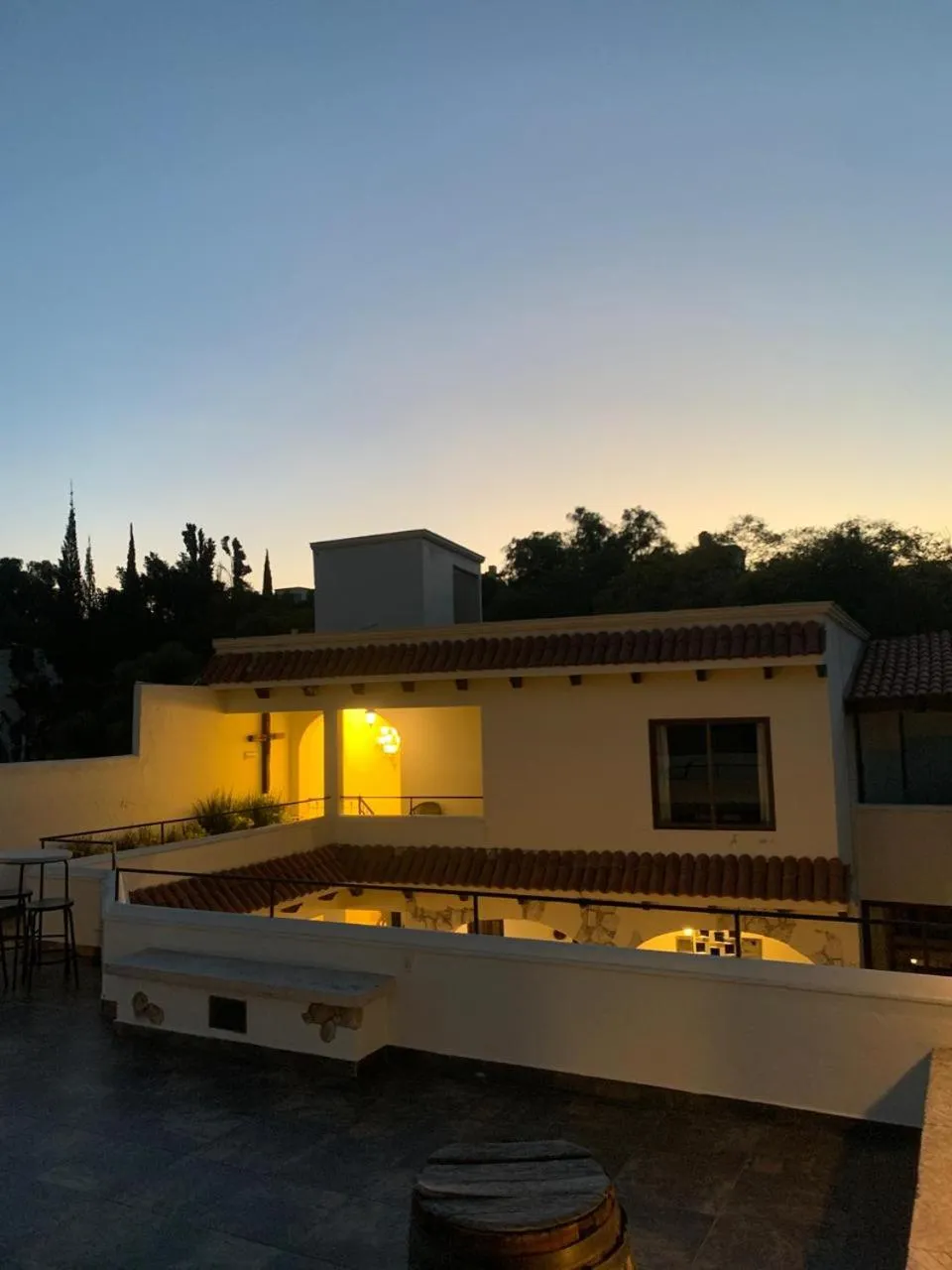 Sunset in Hotel Boutique Rancho San Jorge