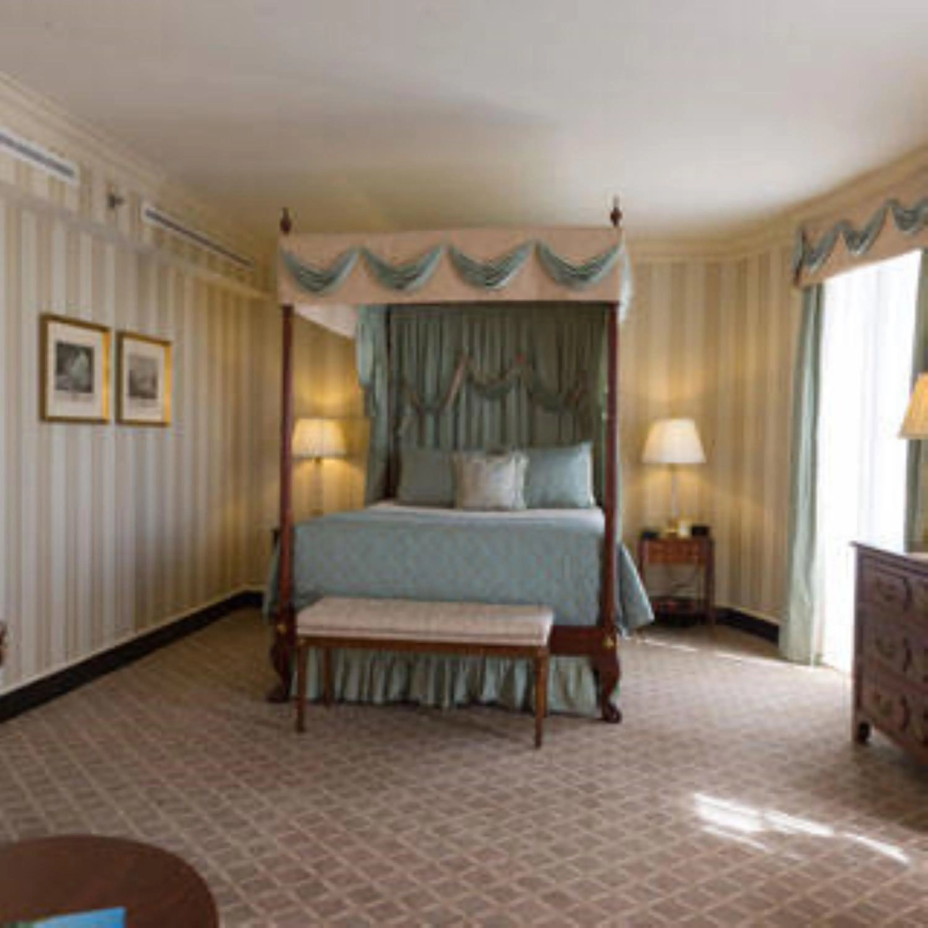 Bedroom, Bed in Williamsburg Inn, an official Colonial Williamsburg Hotel