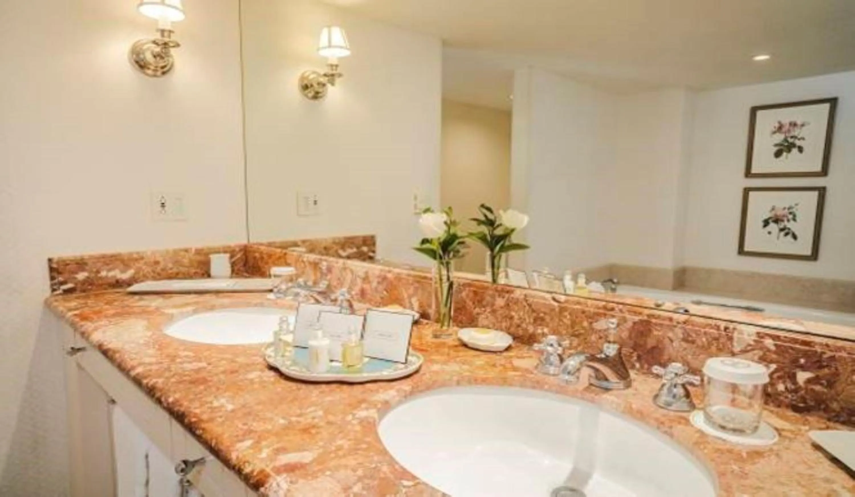 Bathroom in Williamsburg Inn, an official Colonial Williamsburg Hotel