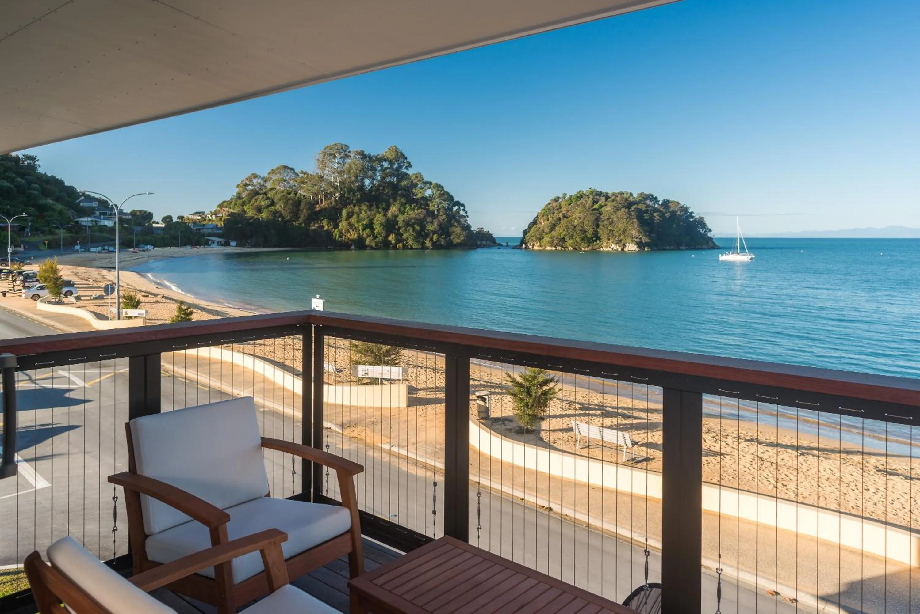 Balcony/Terrace in Kaiteriteri Recreation Reserve Apartments