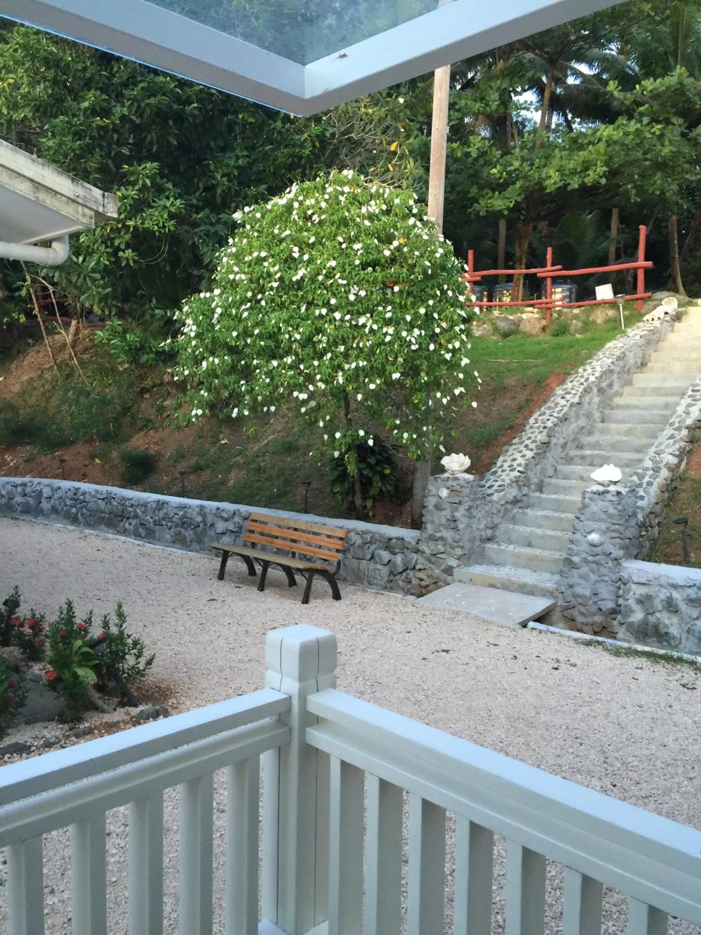 Balcony/Terrace in Shell Villa apartel resort