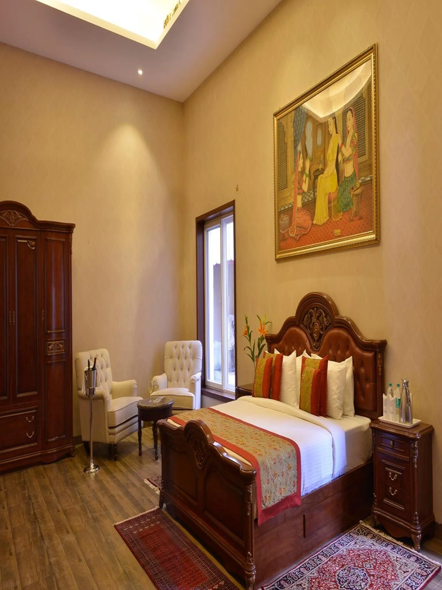 Seating area in Orchha Palace and Convention Centre