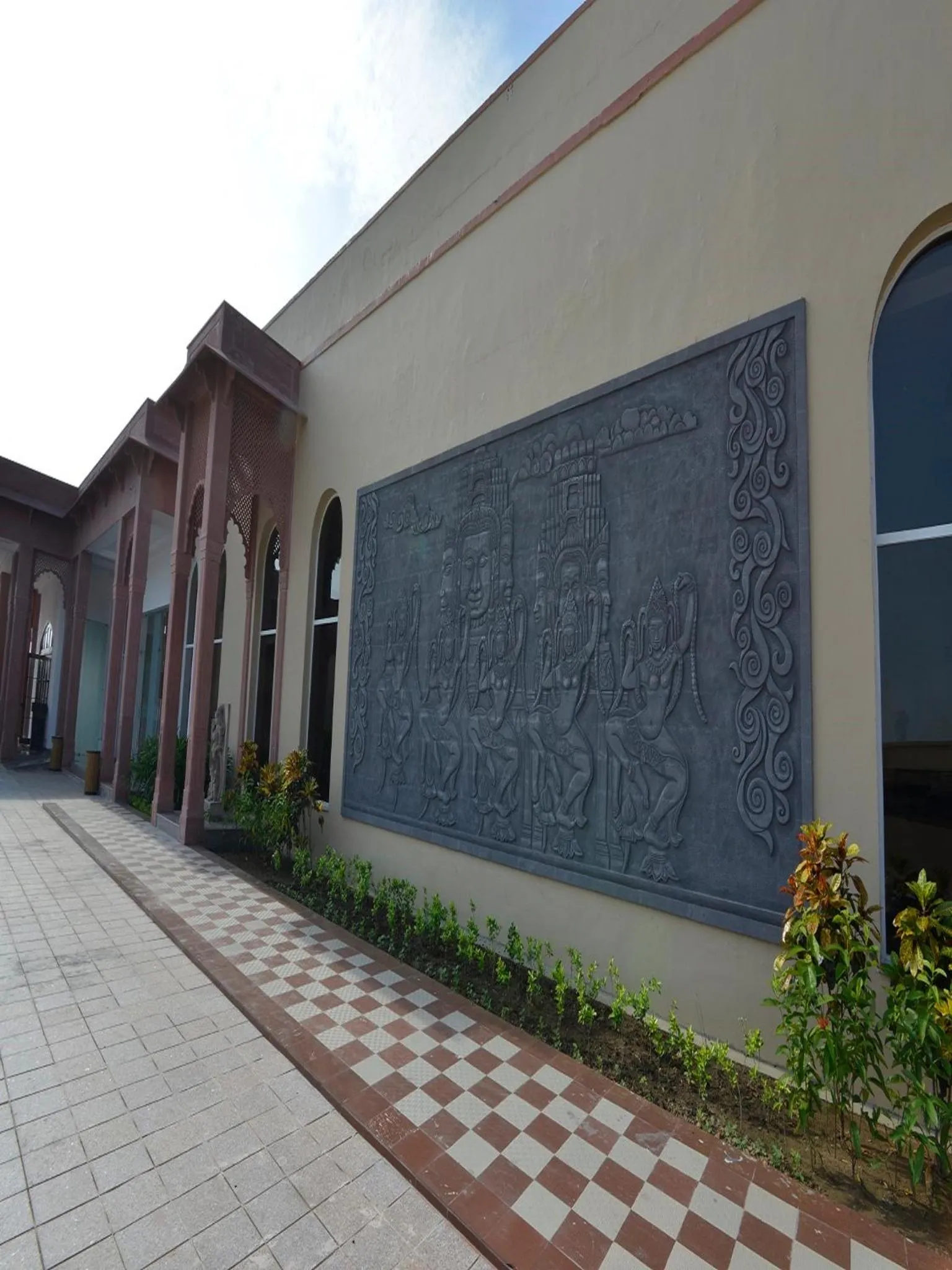 Decorative detail in Orchha Palace and Convention Centre