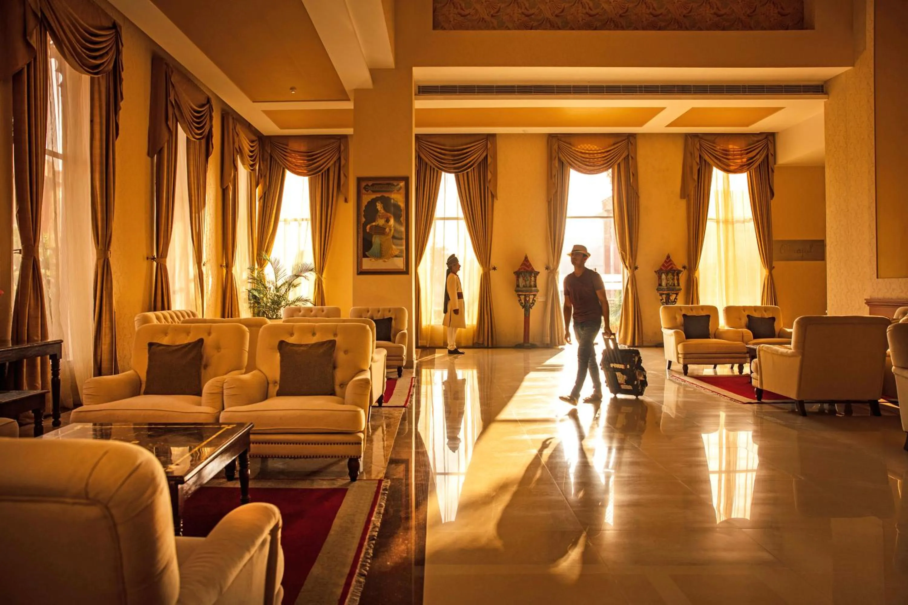Lobby or reception in Orchha Palace and Convention Centre
