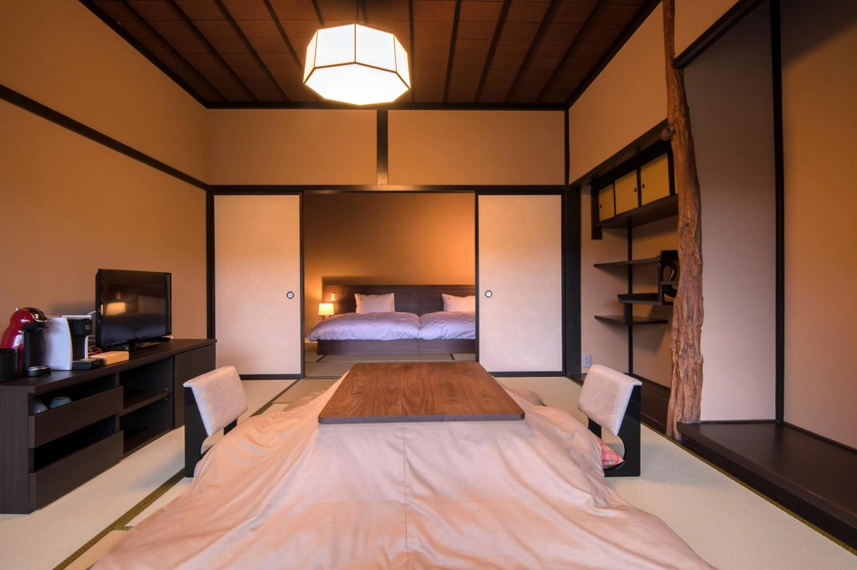 Living room, Bed in Matsuzakaya Honten