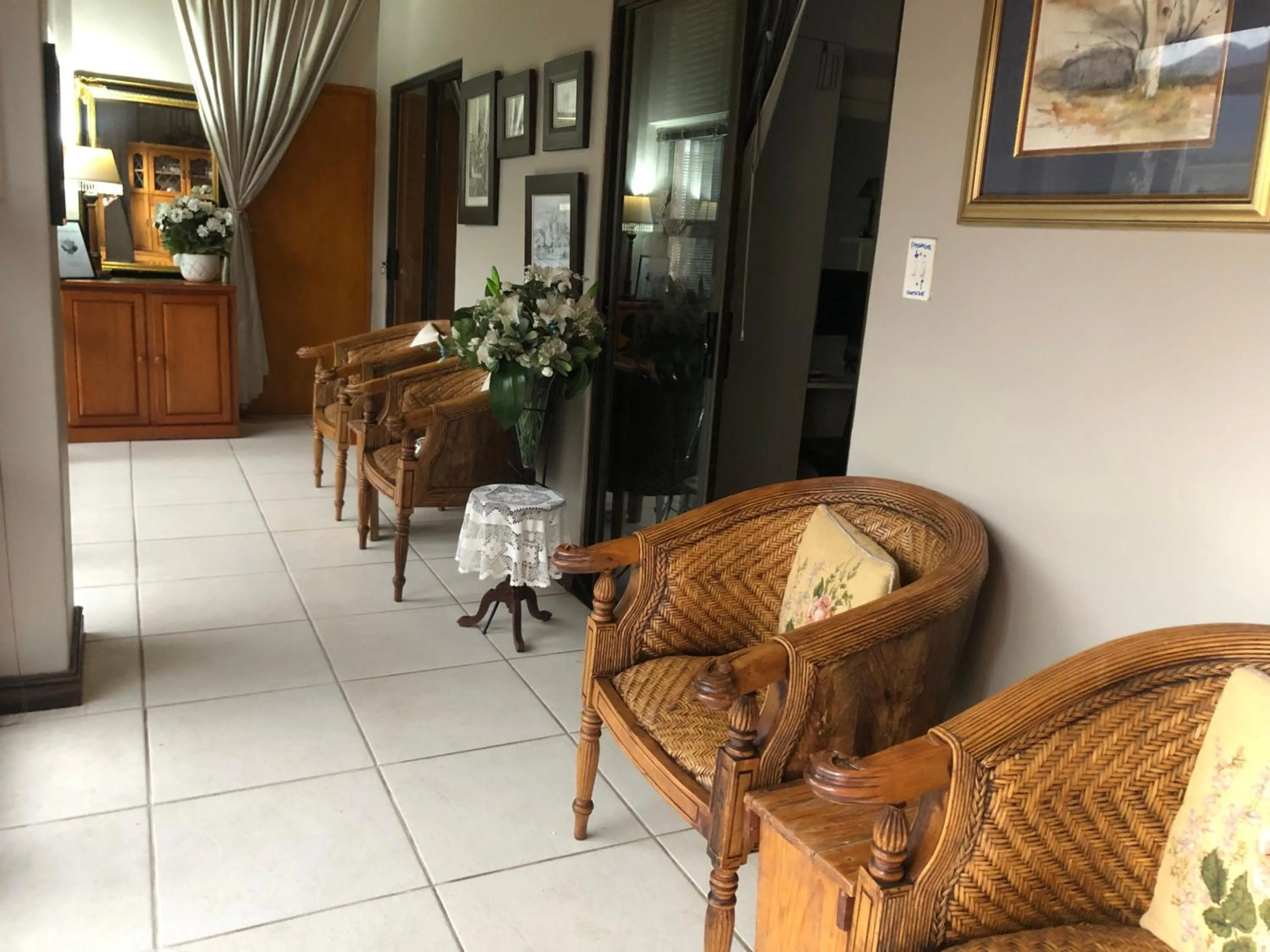 Seating area in Wellington Country House