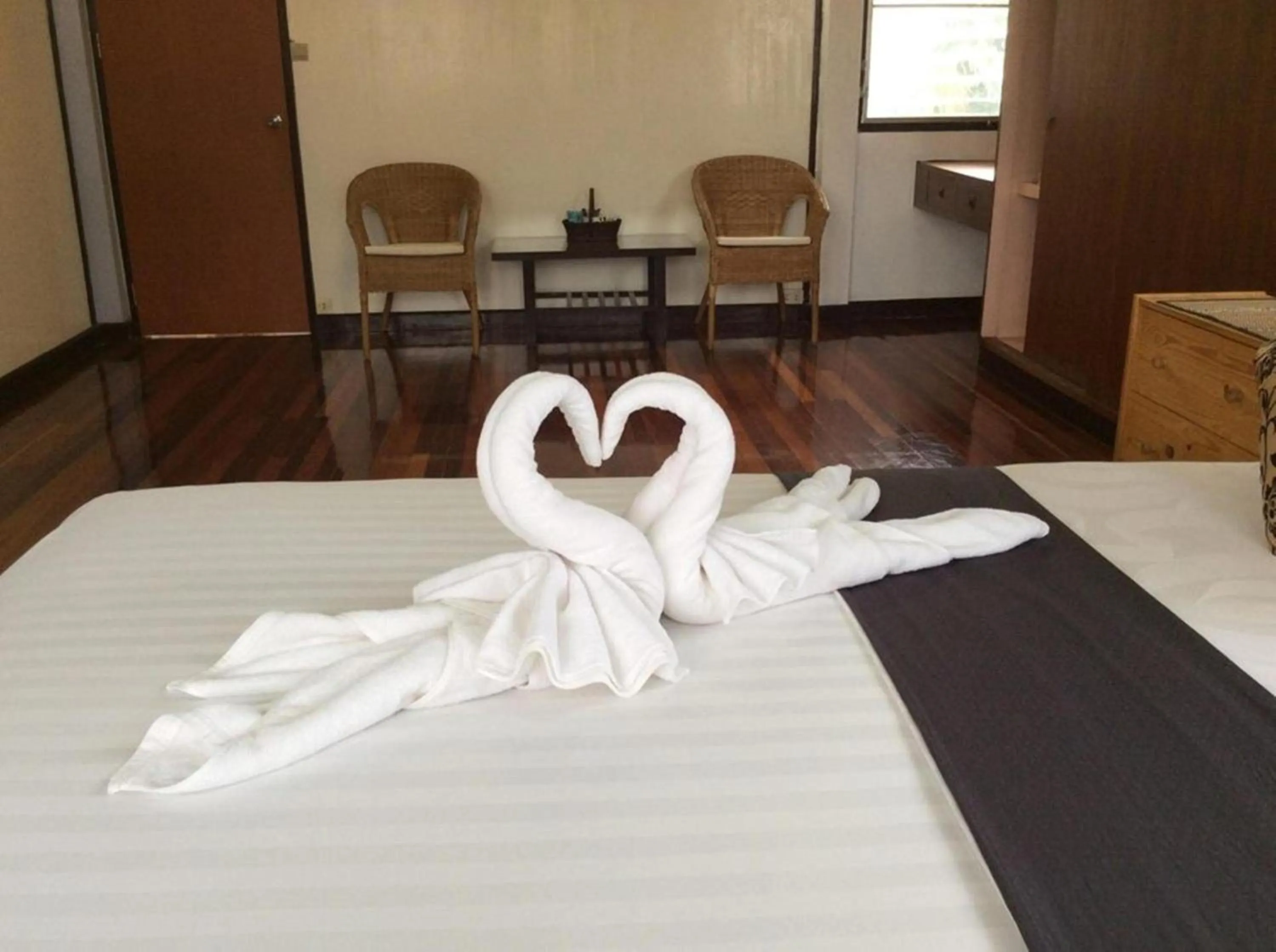 Bed in Naturbliss Resort Village