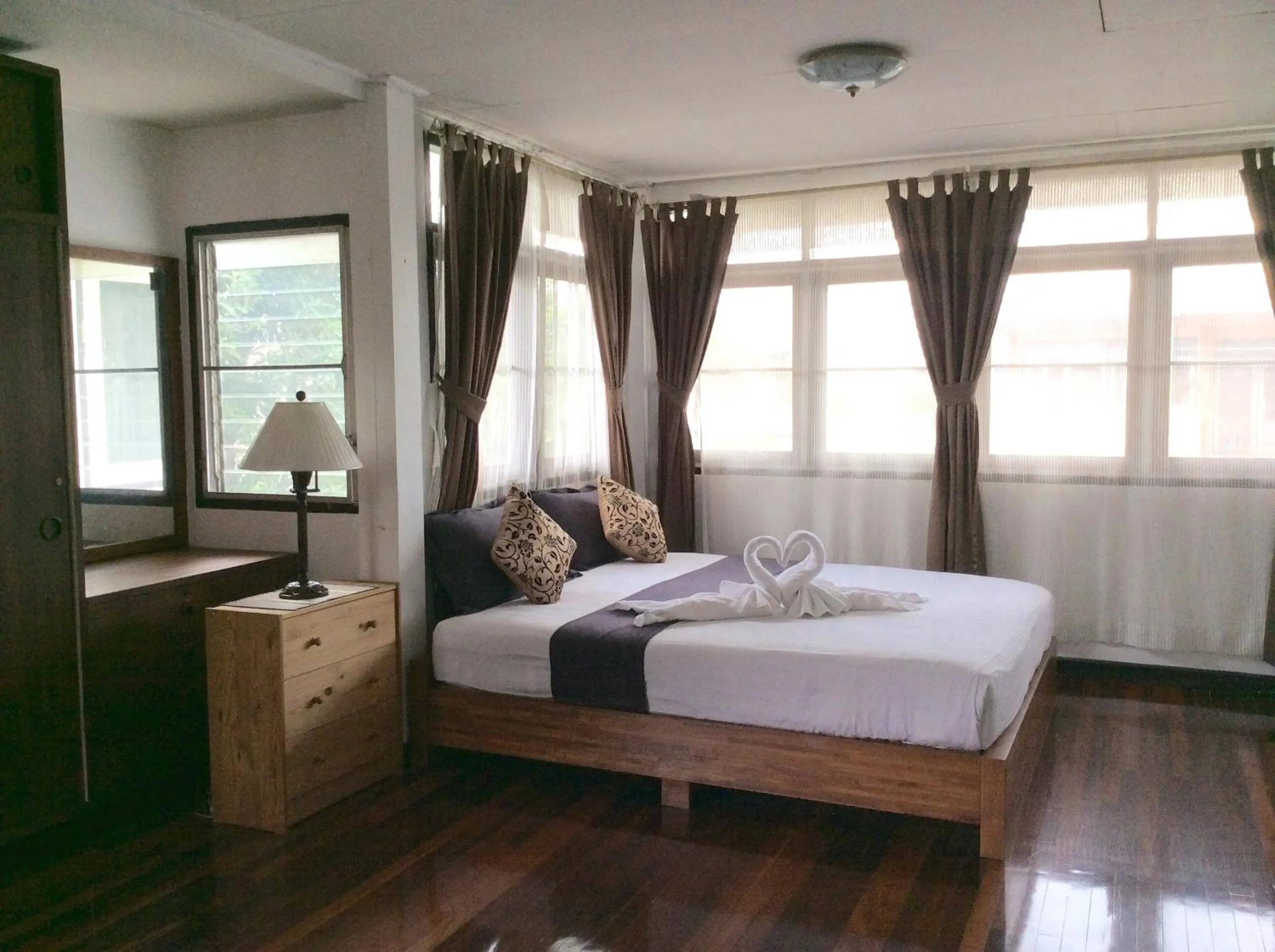 Bed in Naturbliss Resort Village