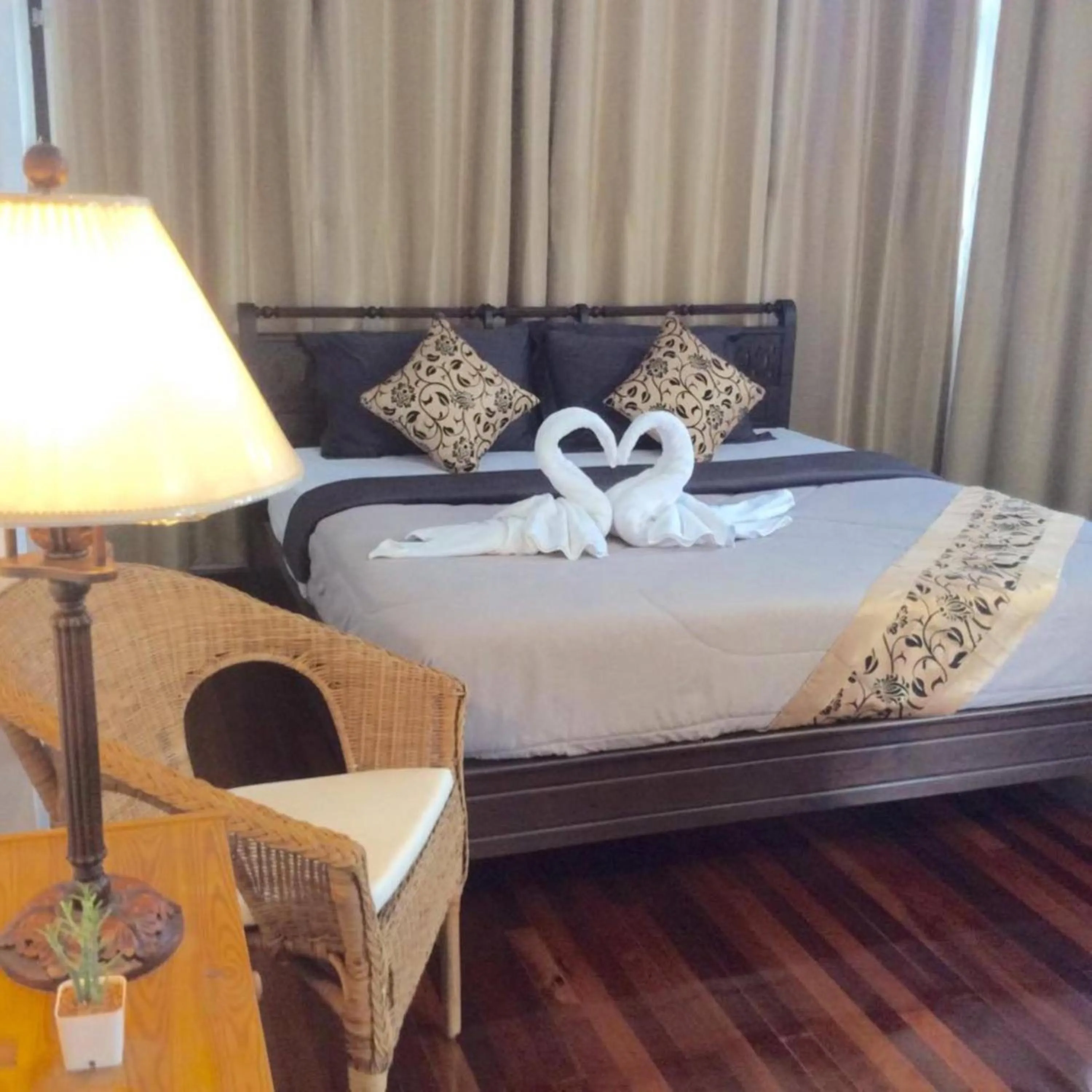 Bed in Naturbliss Resort Village