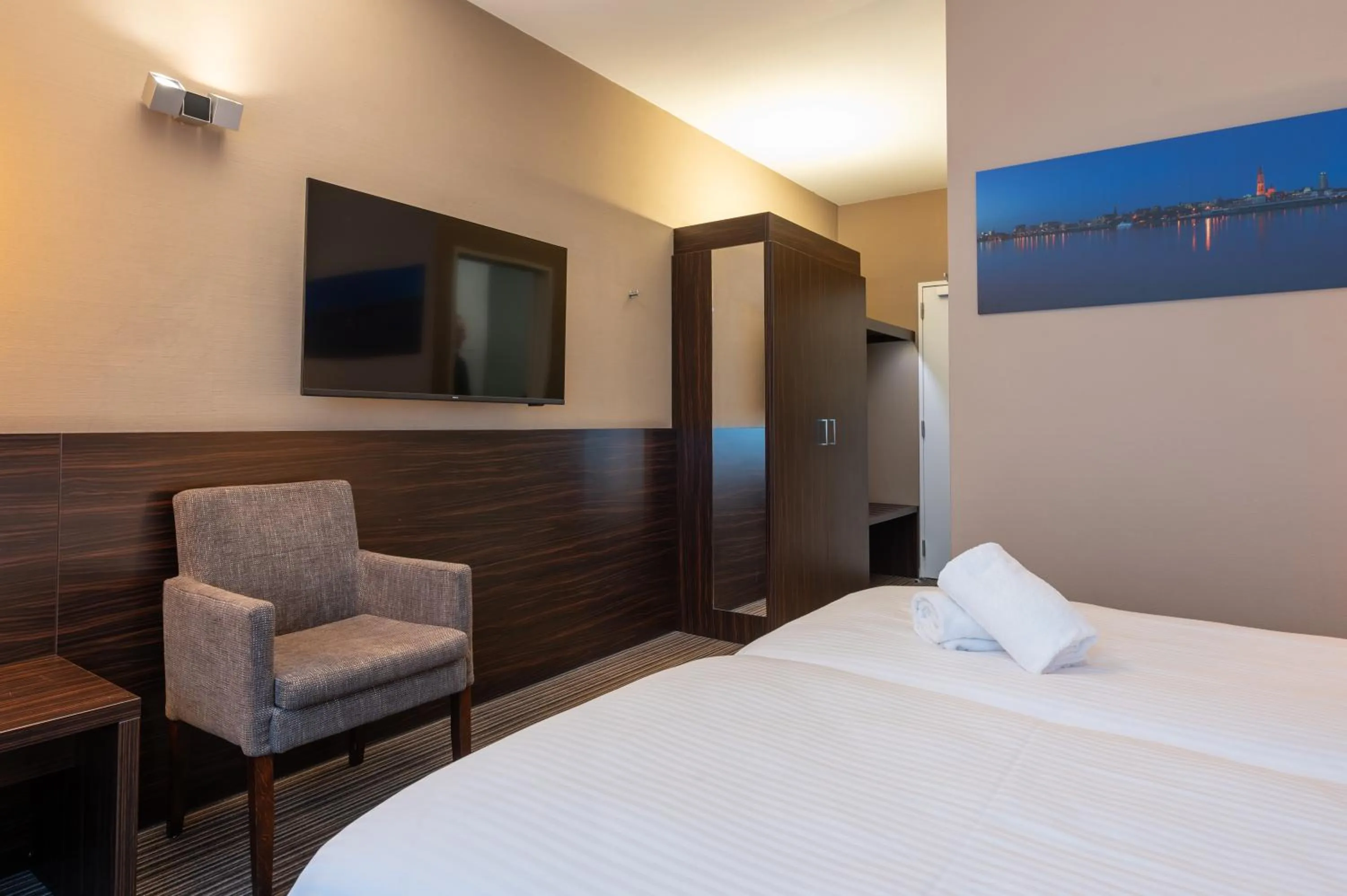 Bed in Hotel Docklands Antwerpen