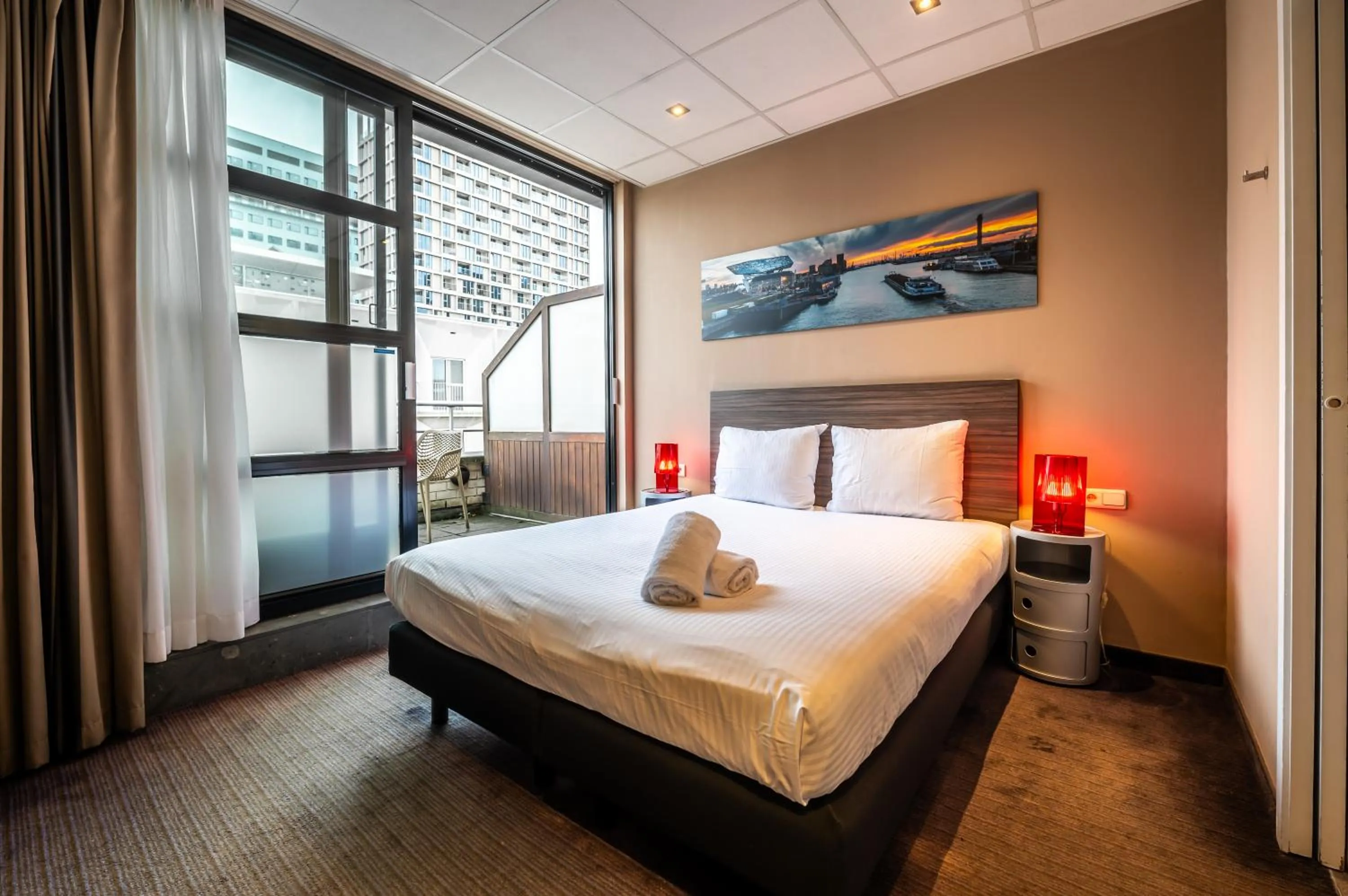 Bed in Hotel Docklands Antwerpen