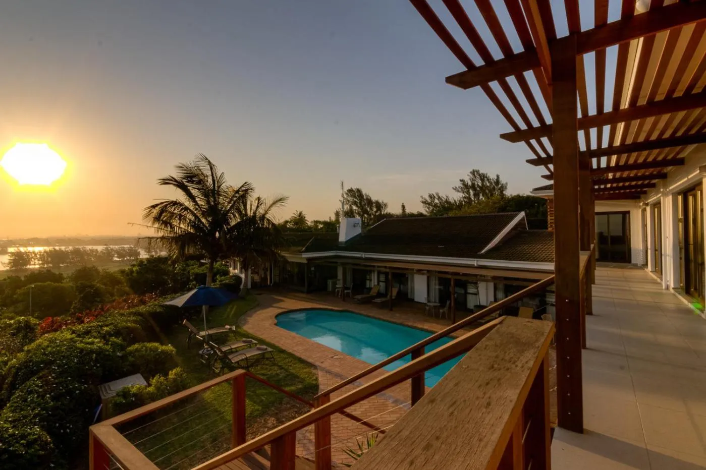 Patio in The Ridge Guesthouse