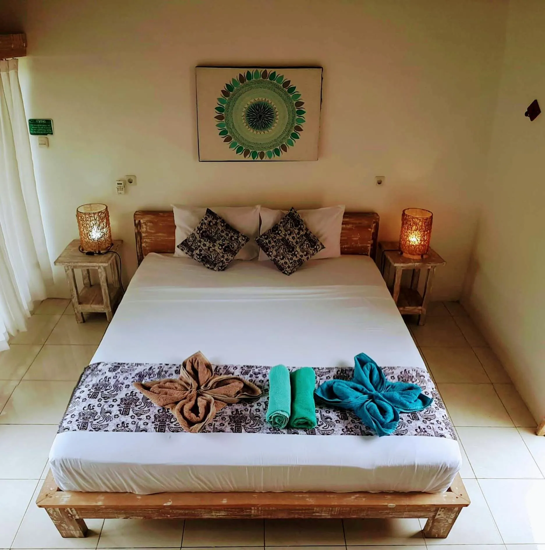 Bedroom, Bed in Gili Matiki
