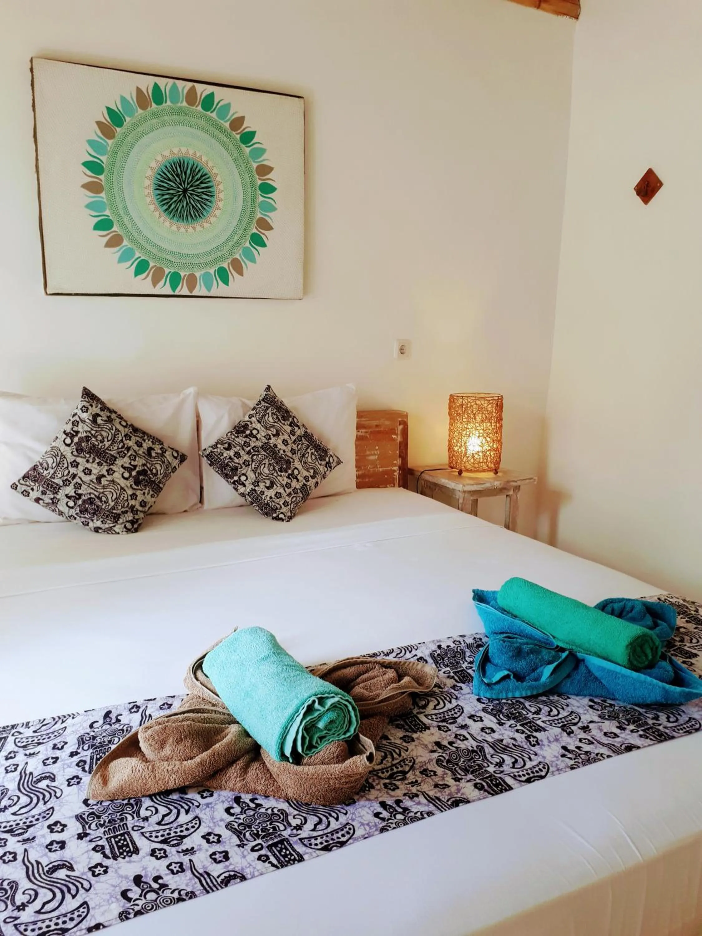 Bedroom, Bed in Gili Matiki