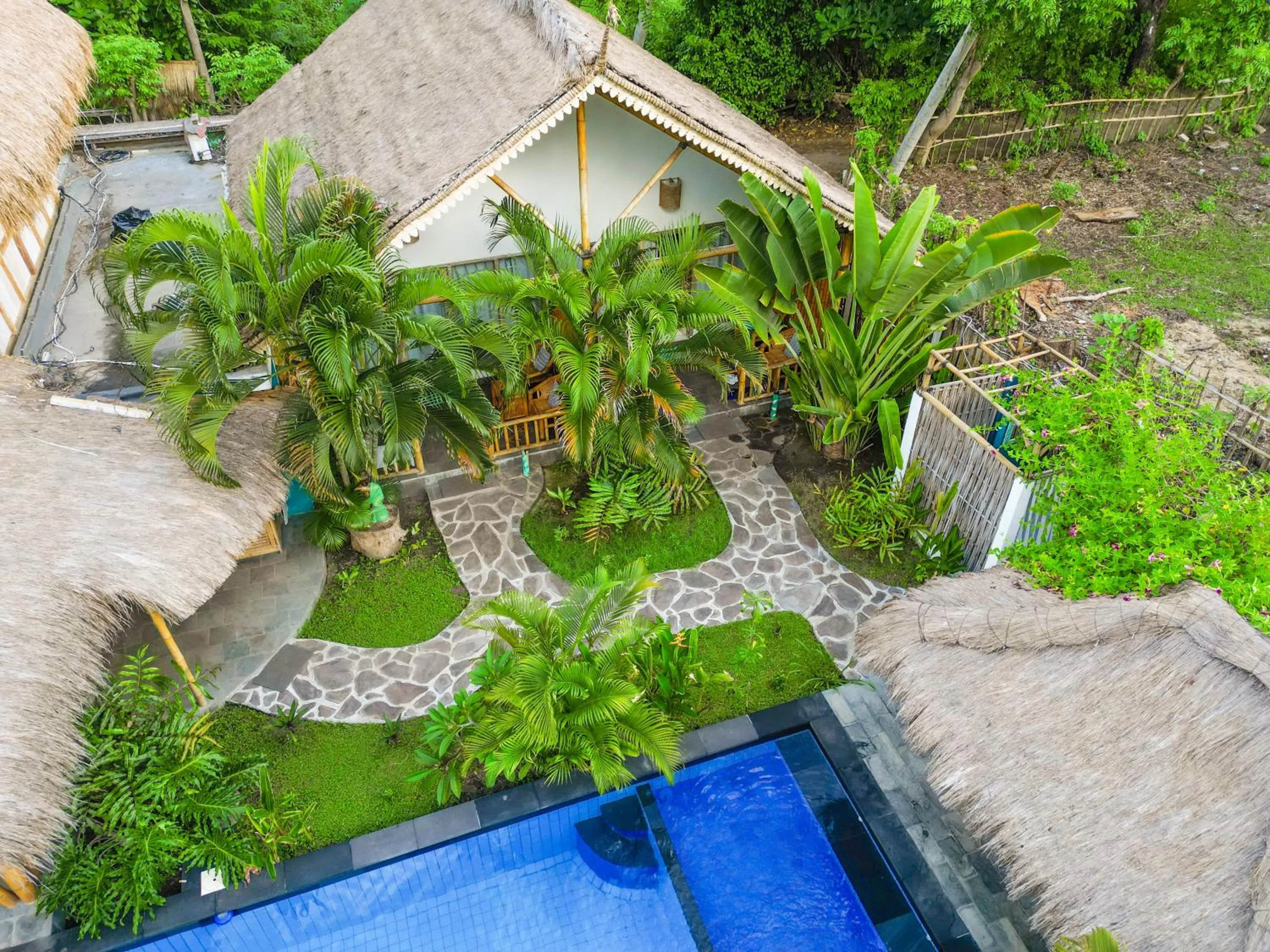 Garden in Gili Matiki