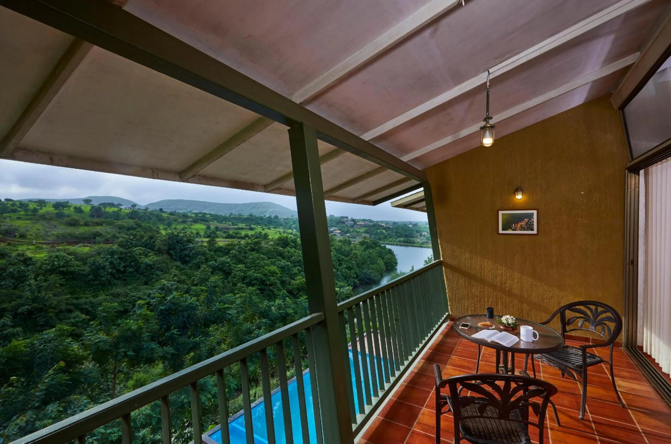 Balcony/Terrace in Grape County Eco Resort & Spa, Nashik