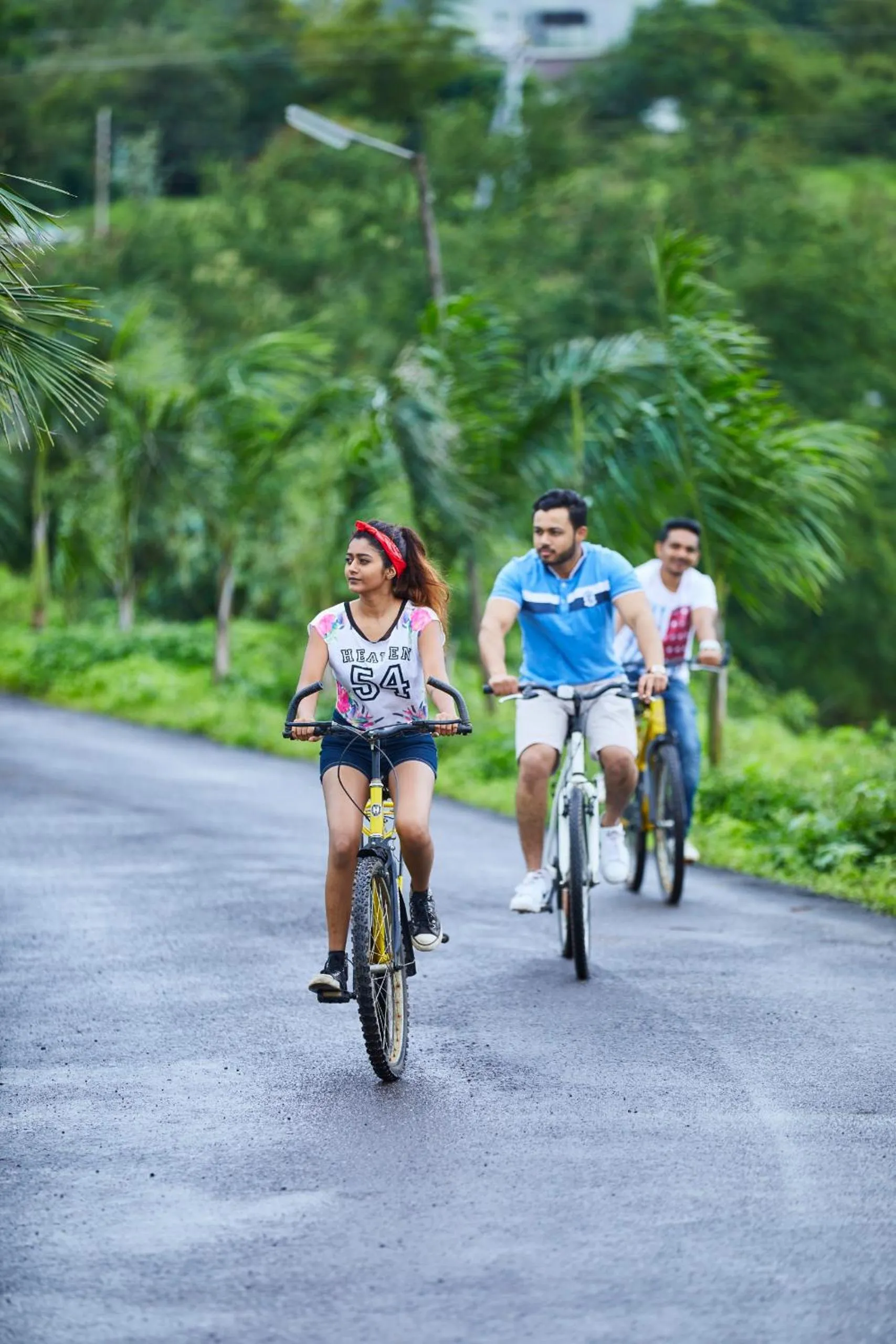 Cycling in Grape County Eco Resort & Spa, Nashik