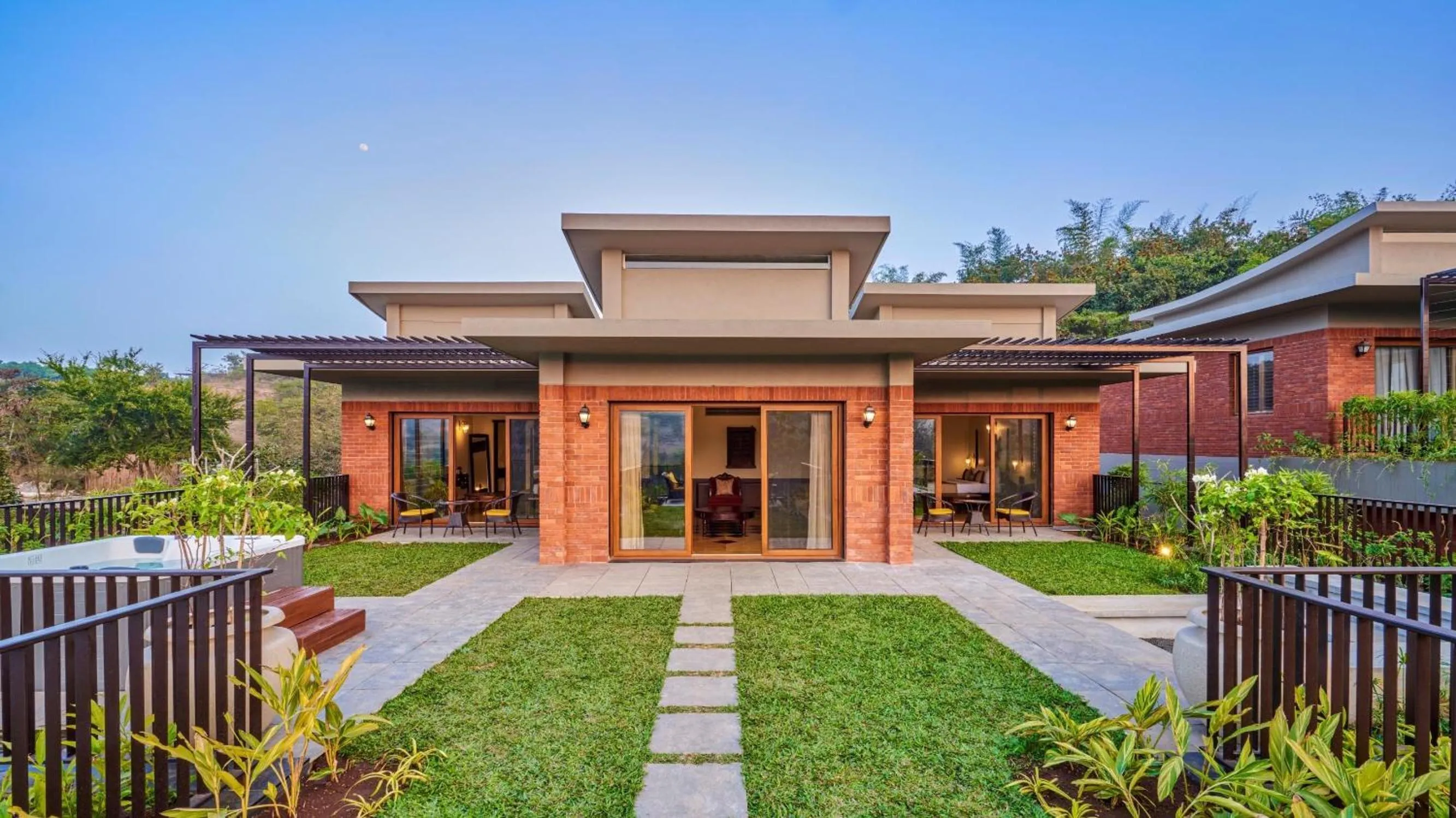 Balcony/Terrace in Grape County Eco Resort & Spa, Nashik