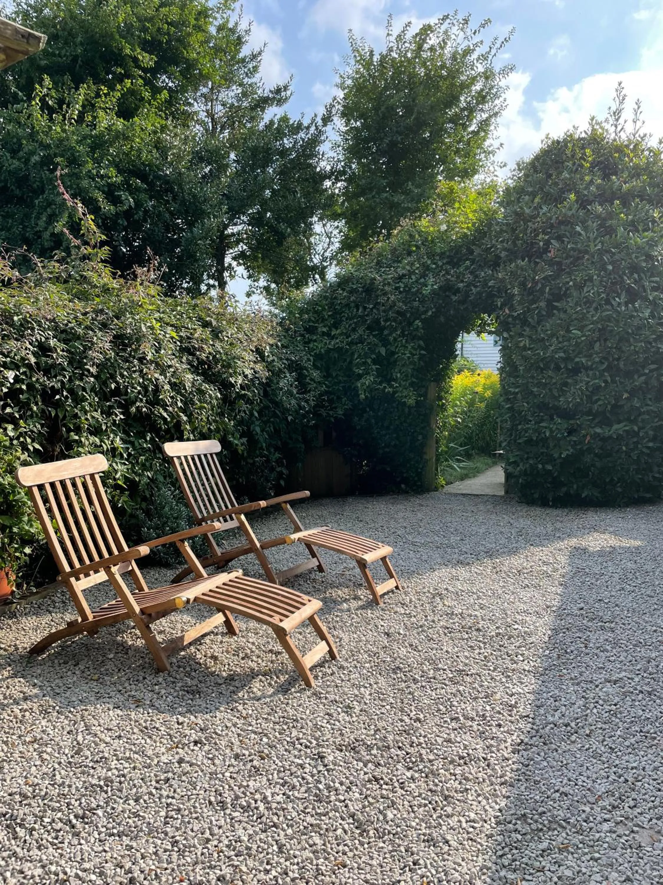 Patio in Holmdale Holiday Cottages