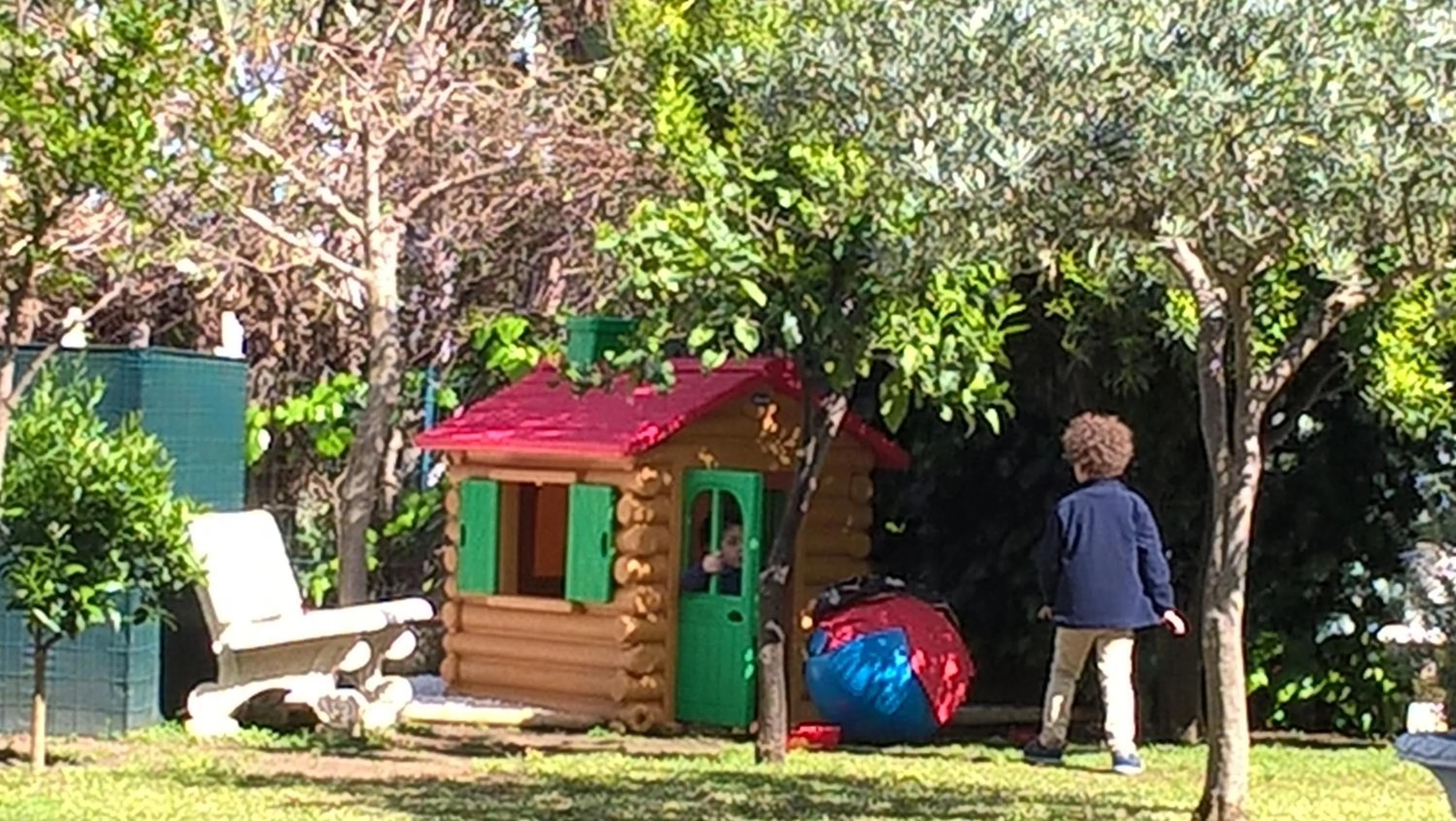 Children play ground in Casa Michelangela