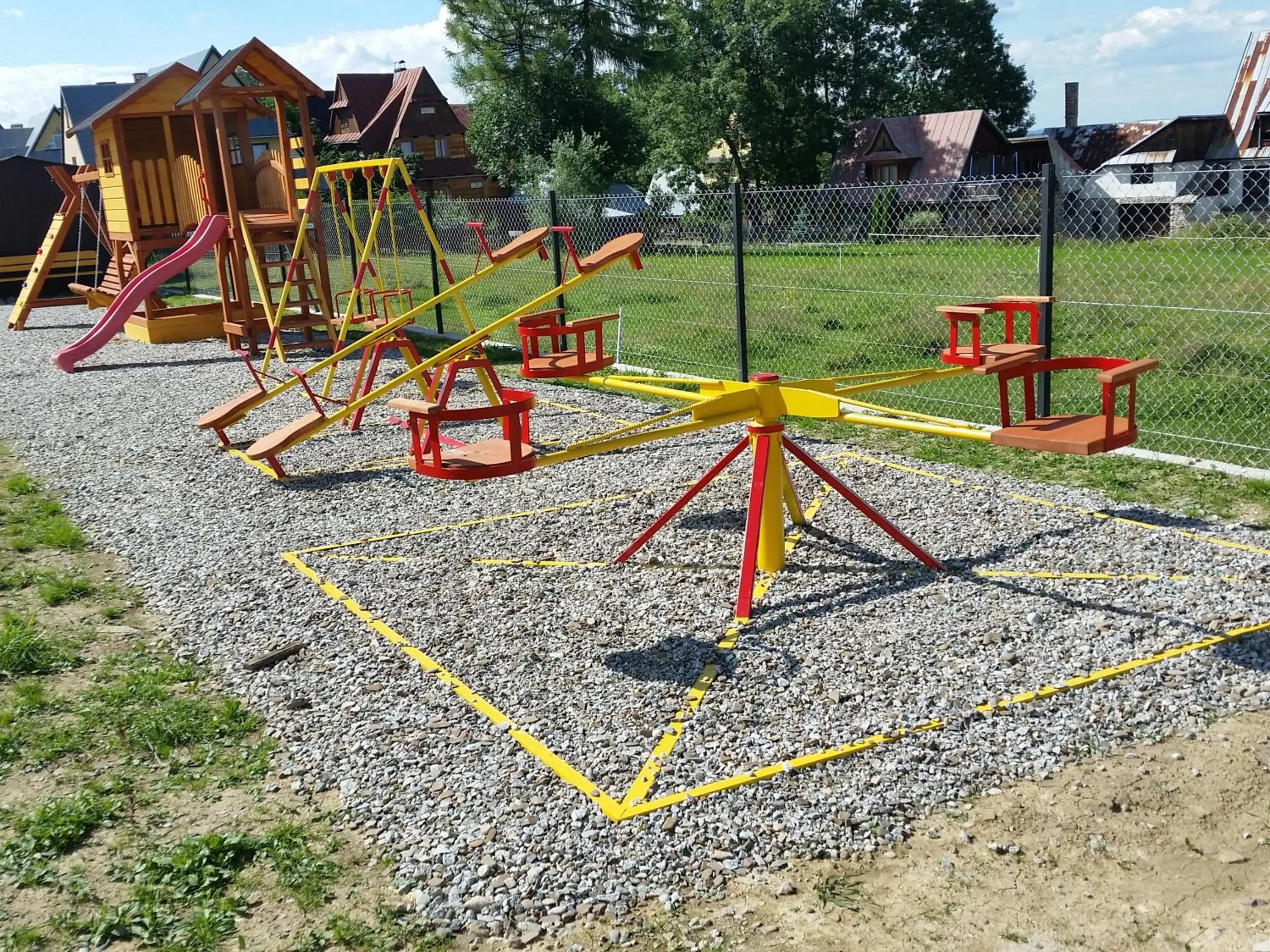 Children play ground in Dom Wczasowy Na Szczycie