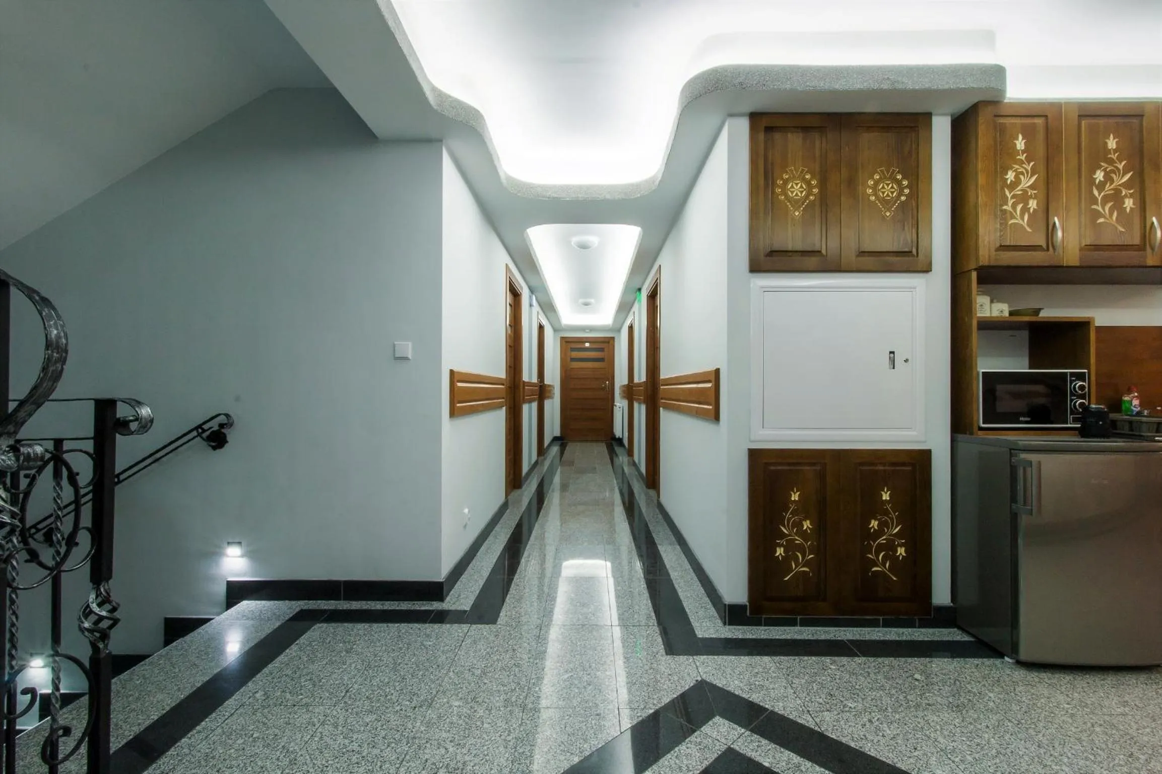 Communal kitchen in Dom Wczasowy Na Szczycie