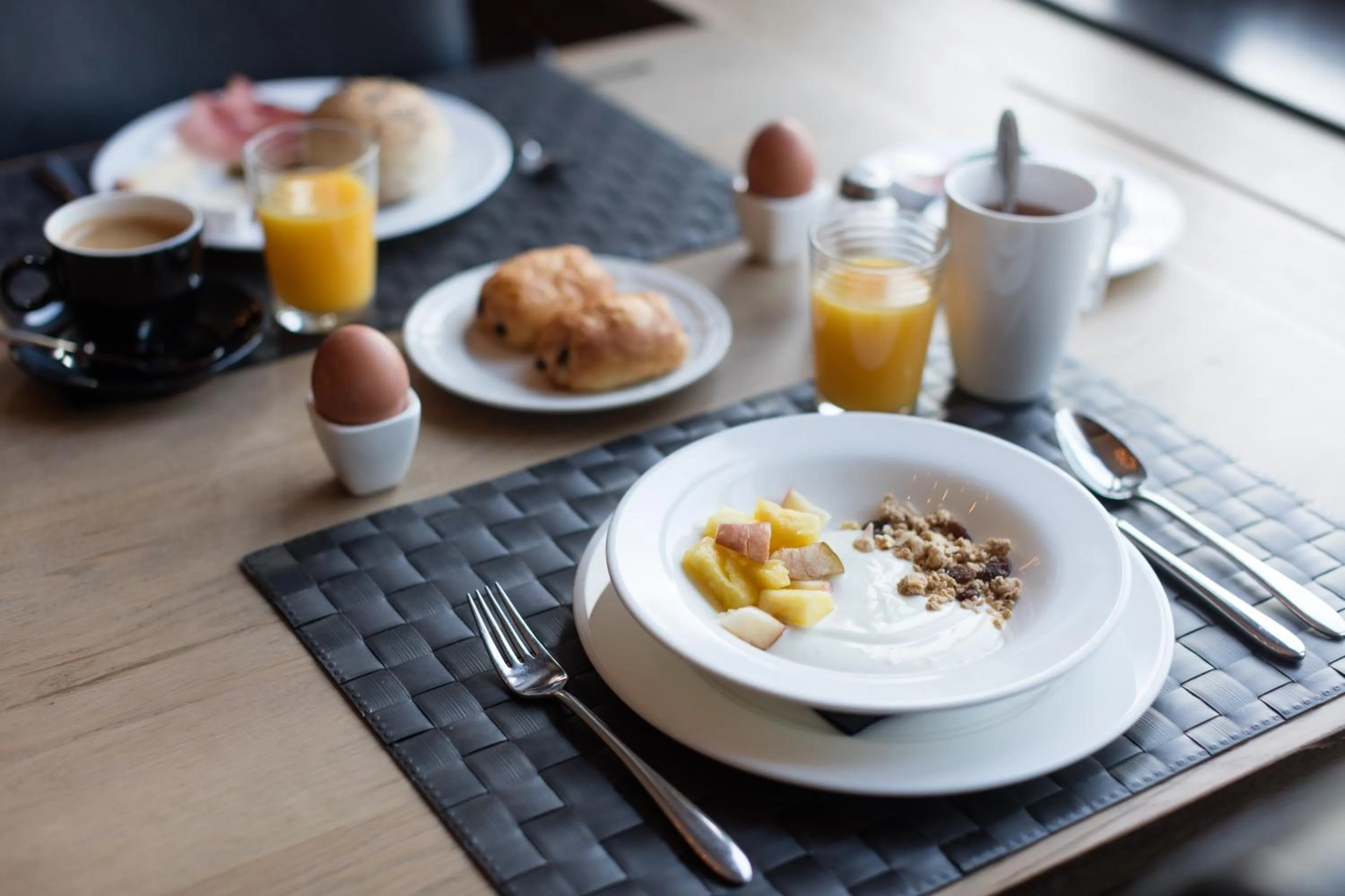 Buffet breakfast in Hotel - La Grande Cure