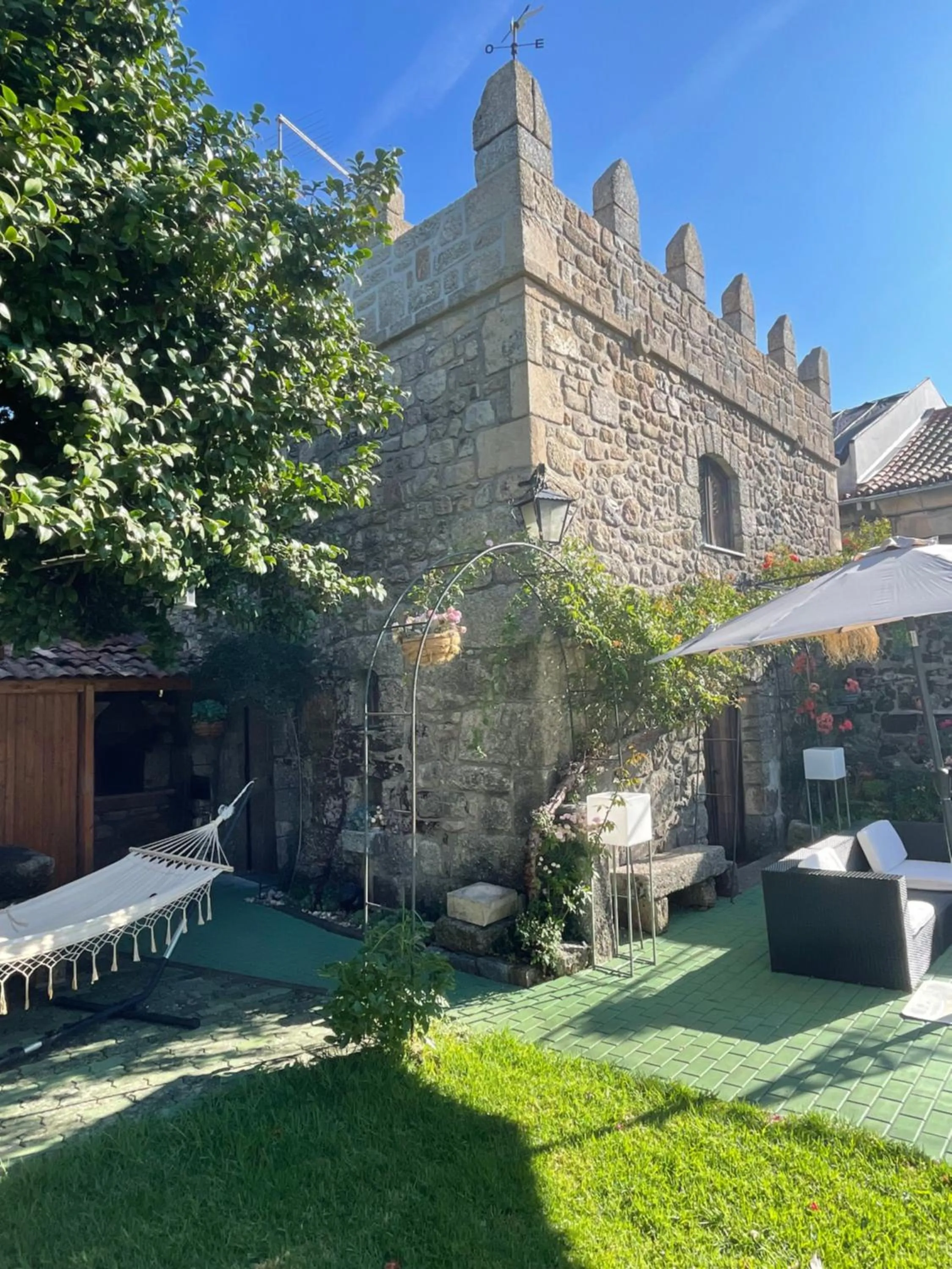 Garden view in Solar Sampaio e Melo